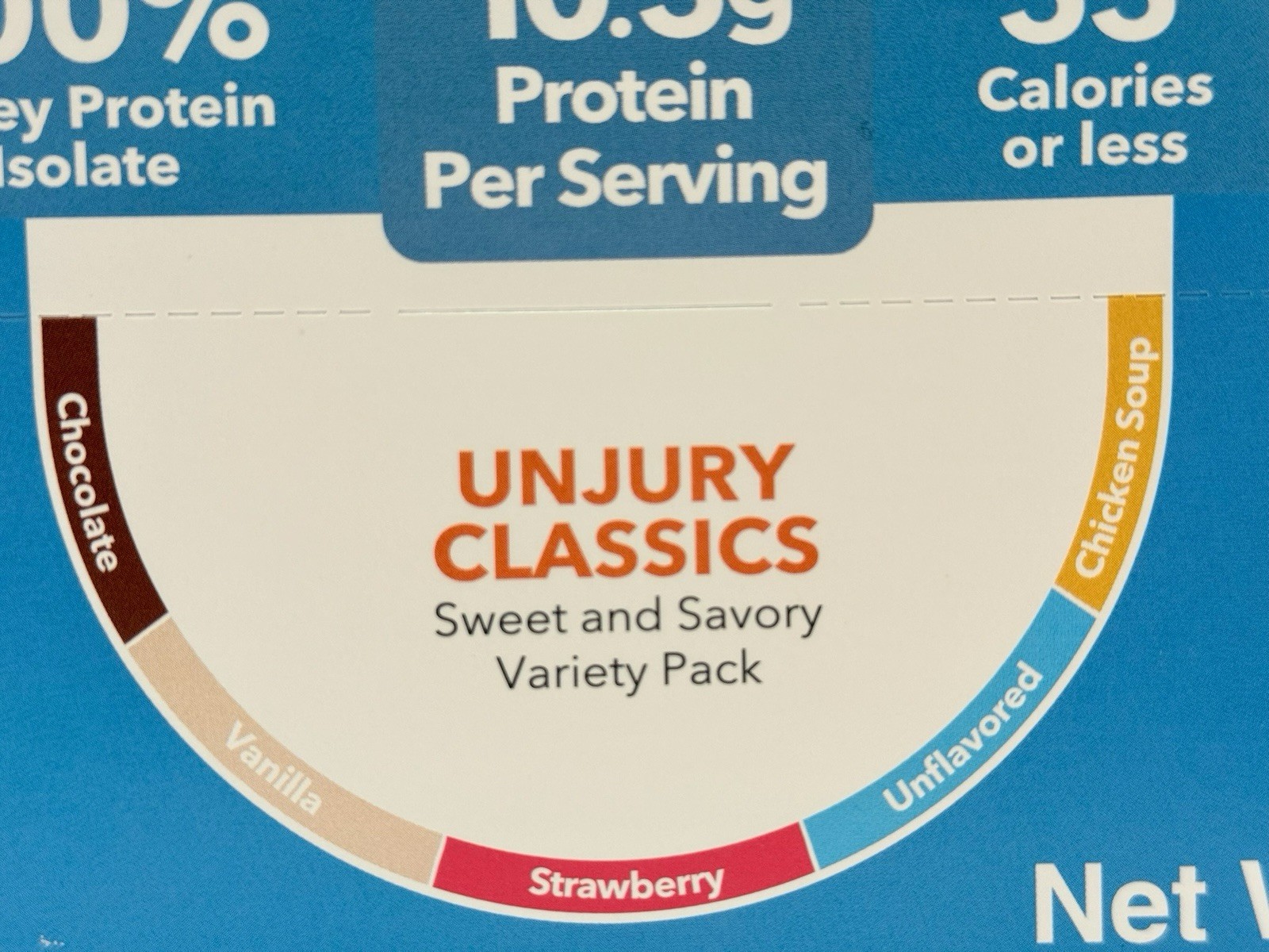 Unjury Protein Powder Whey Isolate Protein Powder Single Serve/ To-Go Packets