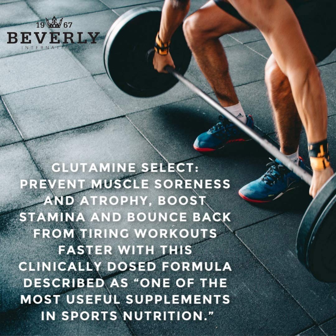Beverly International Glutamine Select, 60 Servings. Clinically Dosed LGlutam…