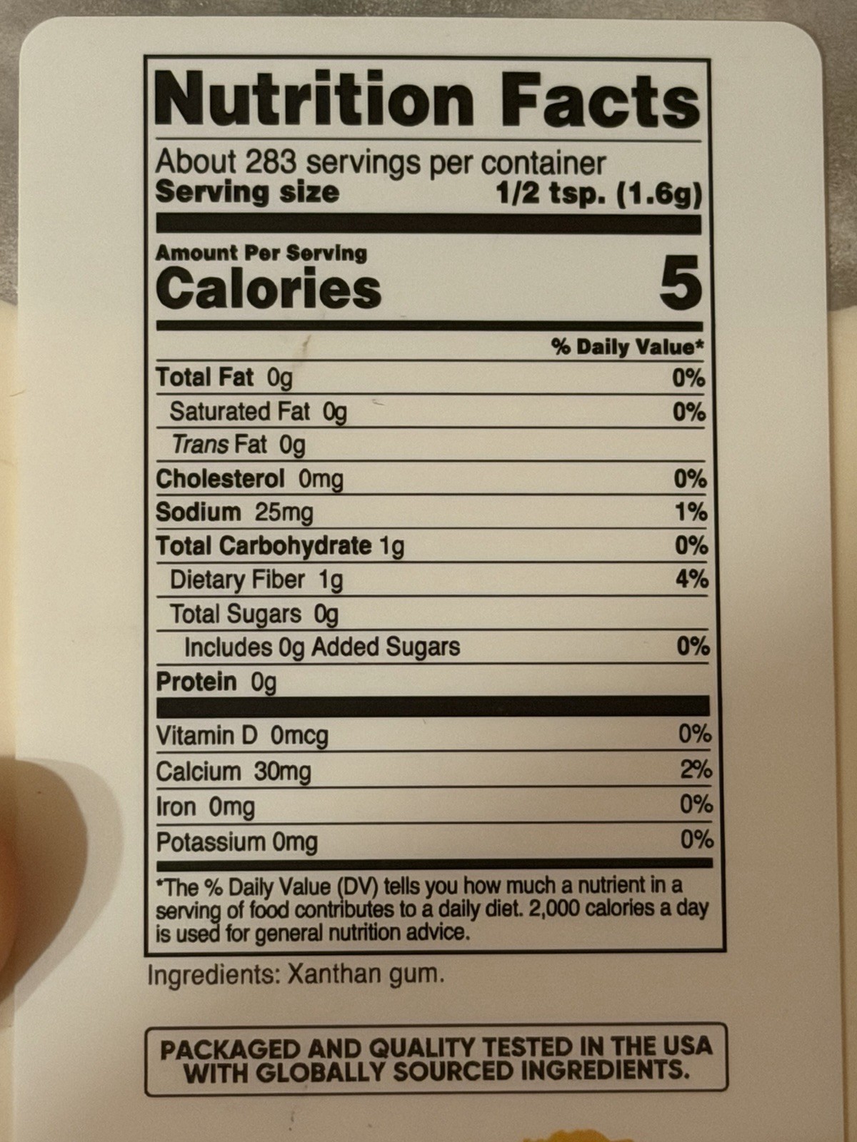 Nutricost Pantry Xanthan Gum (1 LB) – Gluten-Free, GMO-Free (Exp date12/28