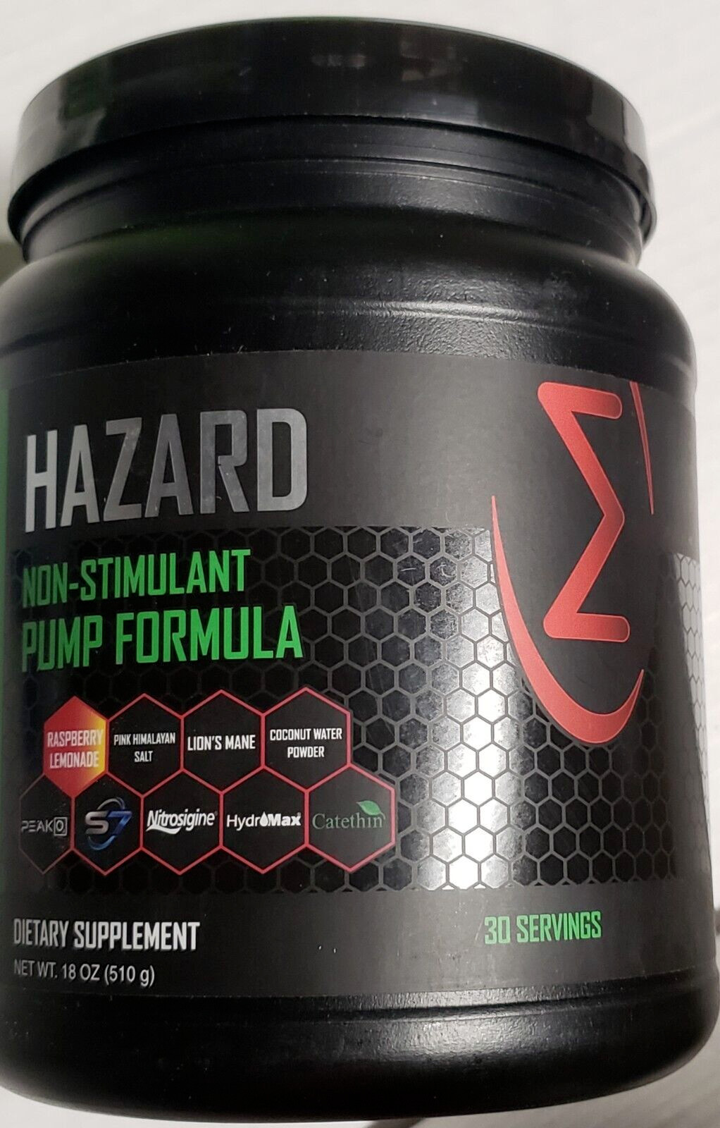 MFIT SUPPS – HAZARD Non-Stimulant Pump Formula – Raspberry Lemonade – Exp 2/2026