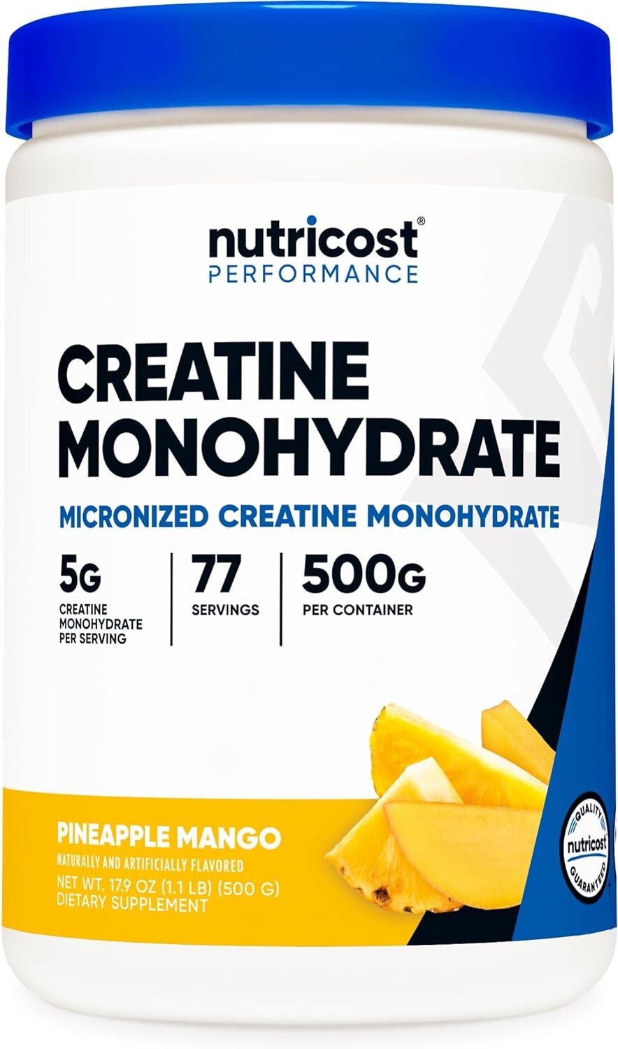 Nutricost Creatine Monohydrate Powder (500G) (Pineapple Mango)