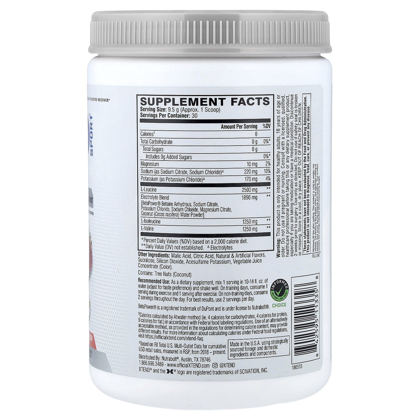 Sport, 7G BCAA, Strawberry Kiwi Splash, 12.2 oz (345 g)