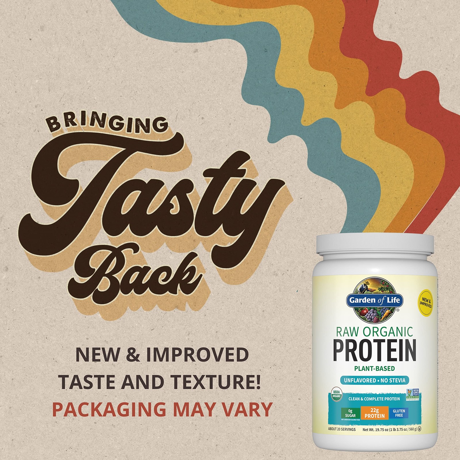 Garden Of Life Organic Vegan Protein Powder Plant Based Bcaas Organic Protein