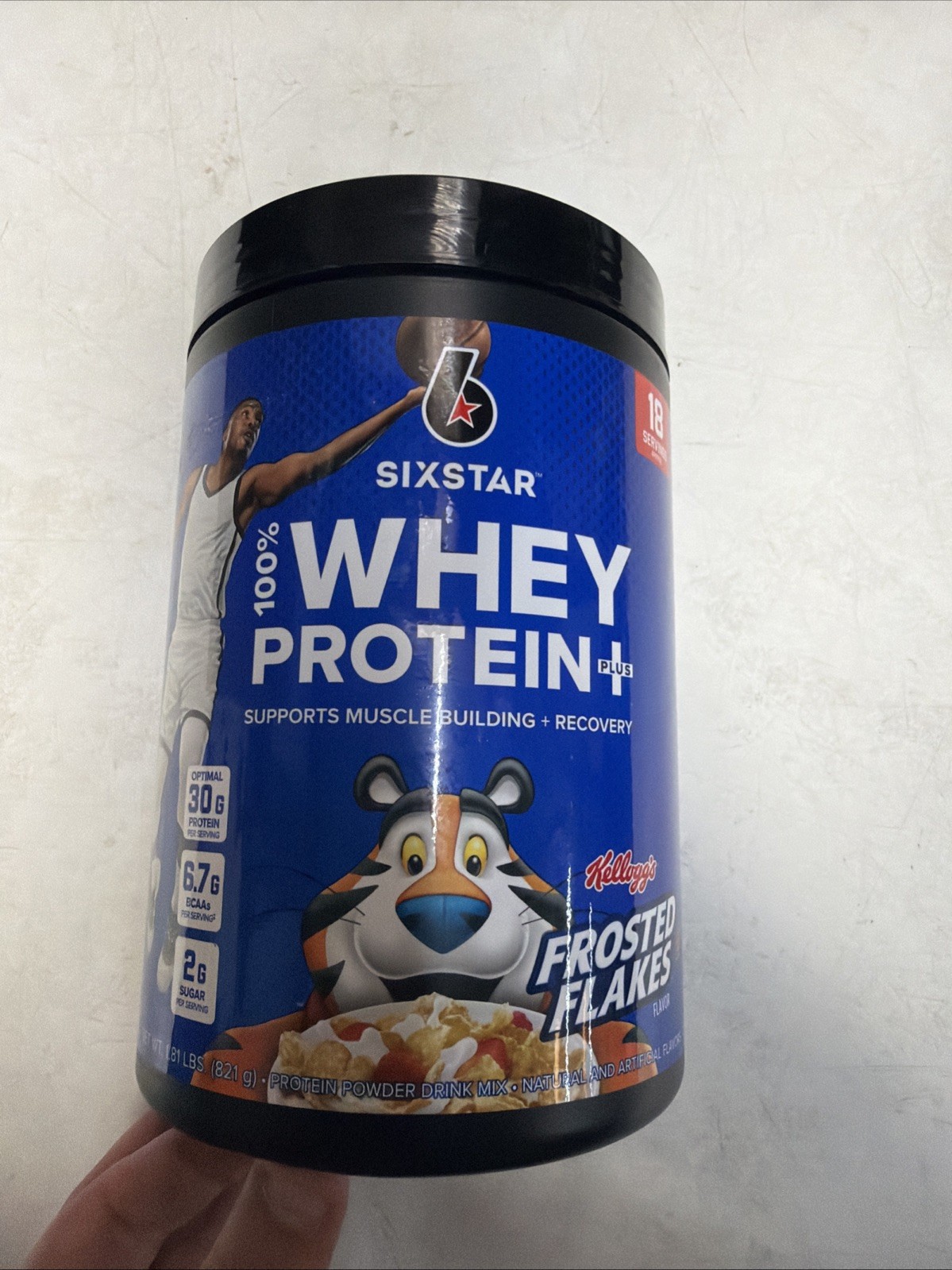 Six Star 100% Whey Protein Plus Frosted Flakes Flavor 18 Servings Exp 07/27