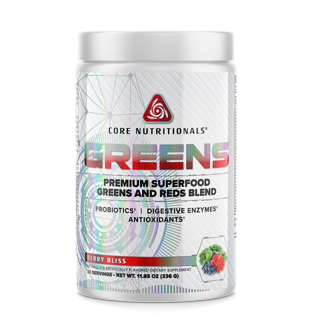 Core Nutritionals Greens Platinum Premium Superfood Blend 30 Serv (Berry Bliss)