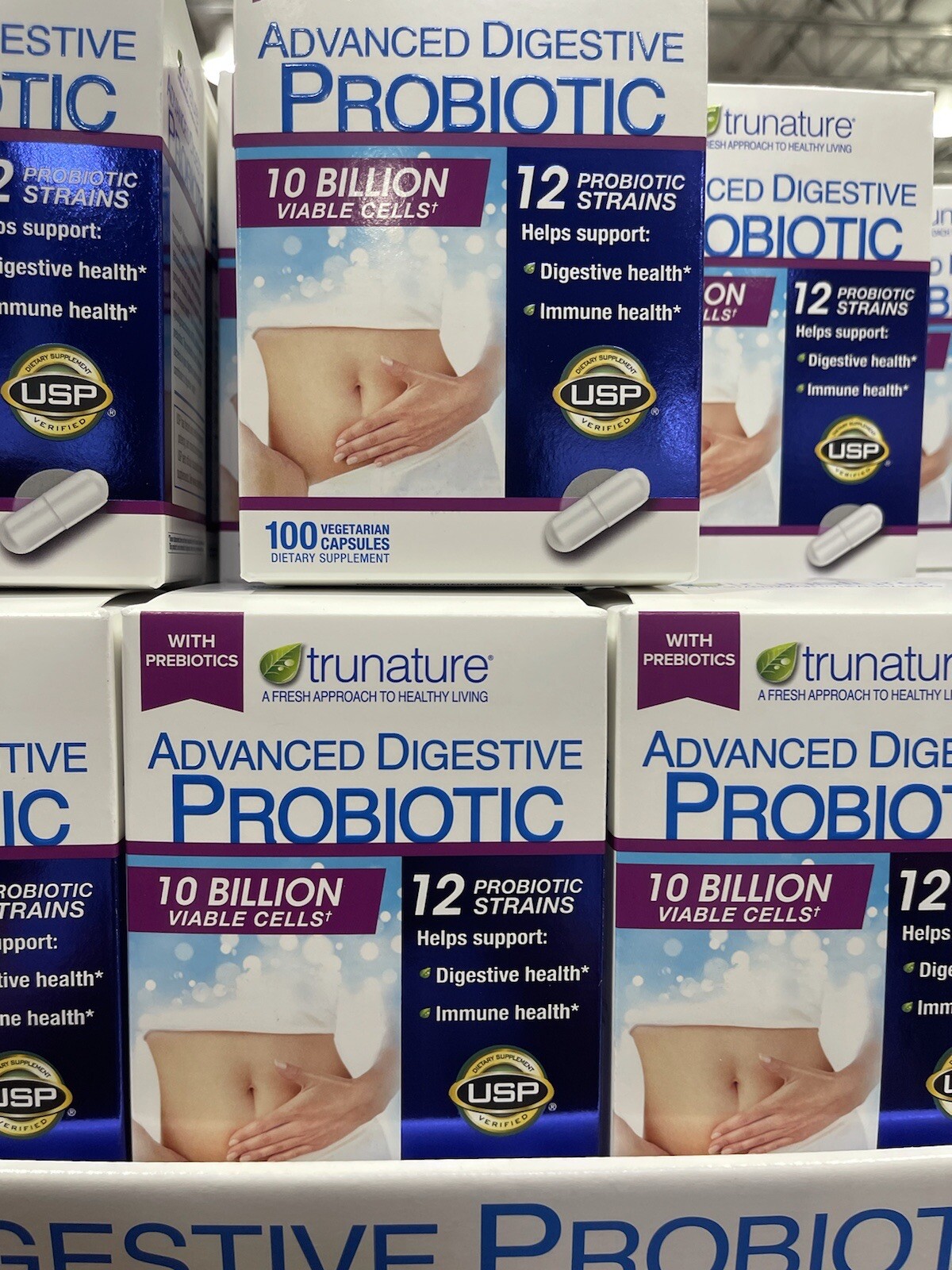 Trunature ADVANCED DIGESTIVE PROBIOTIC 100 Capsules