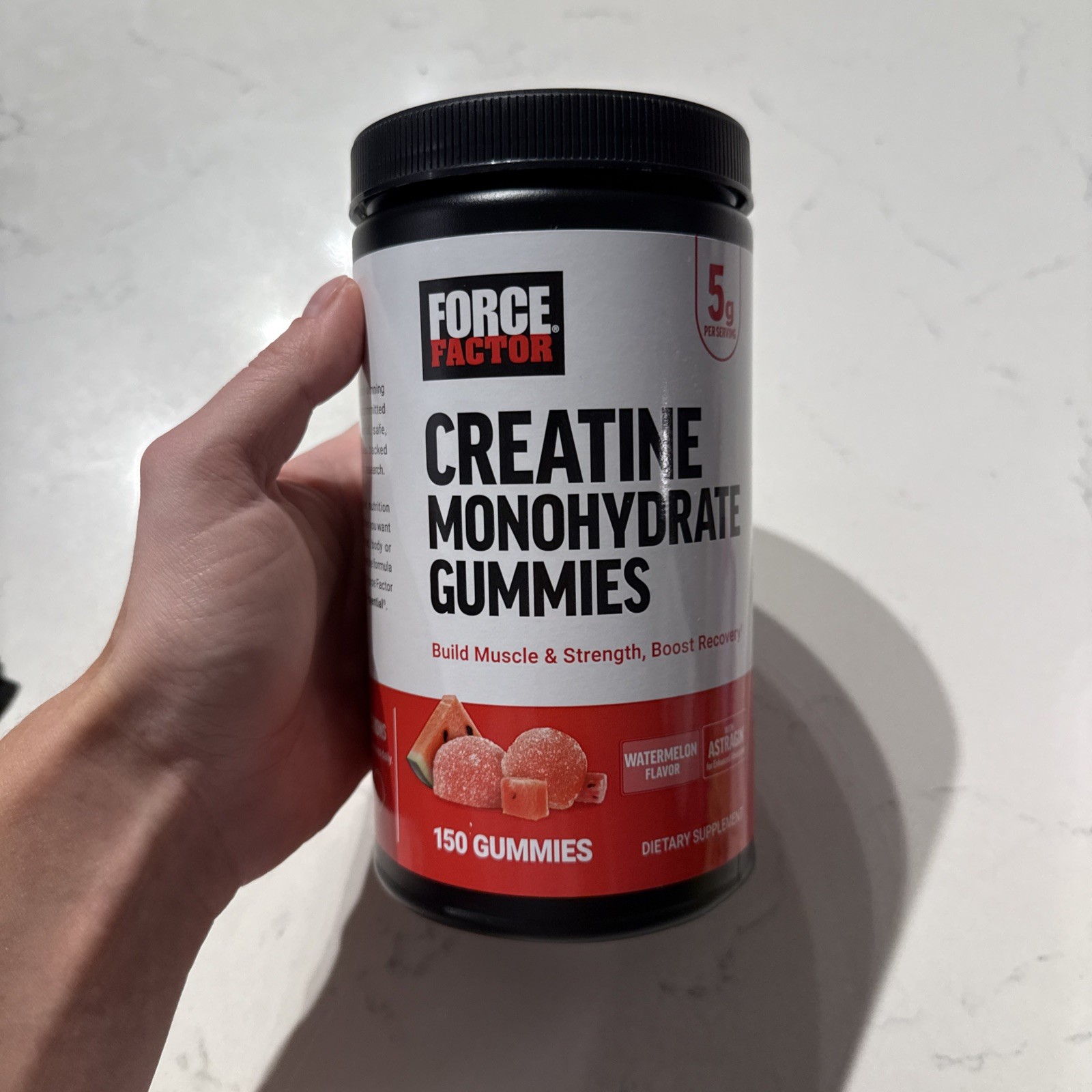 Fast Absorption Creatine Gummies – 5g Per Serving, 150 Count for Energy & Focus