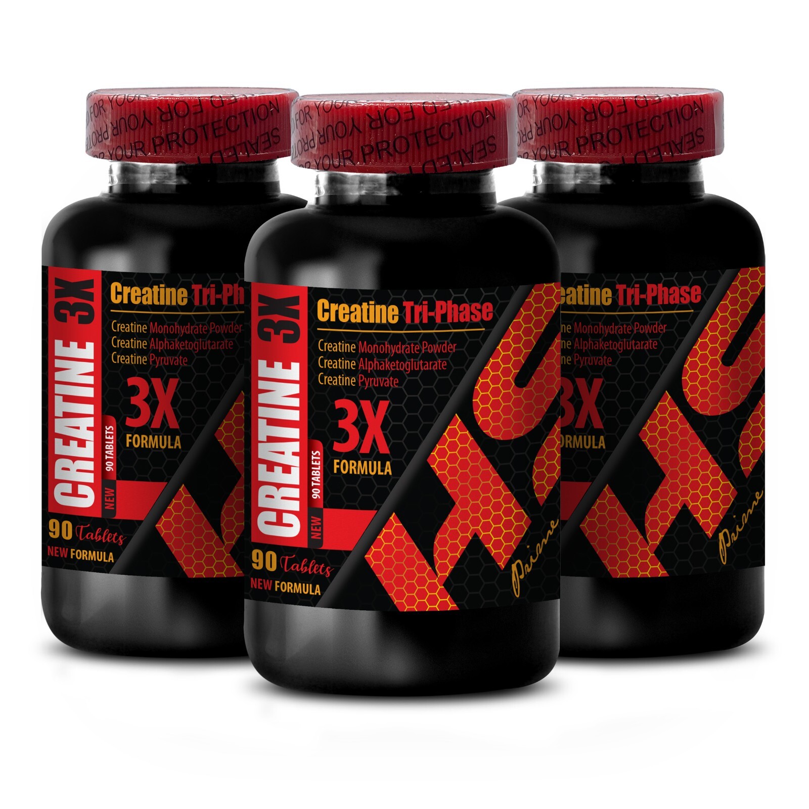 brain performance supplements – CREATINE 3X – Targeted Strength Support – 3Bot