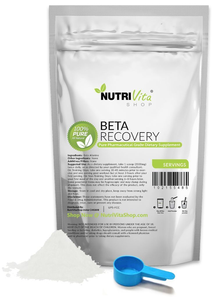 8.8oz (250g) 100% BETA ALANINE POWDER KOSHER -RECOVER- HPLC PHARMACEUTICAL USP