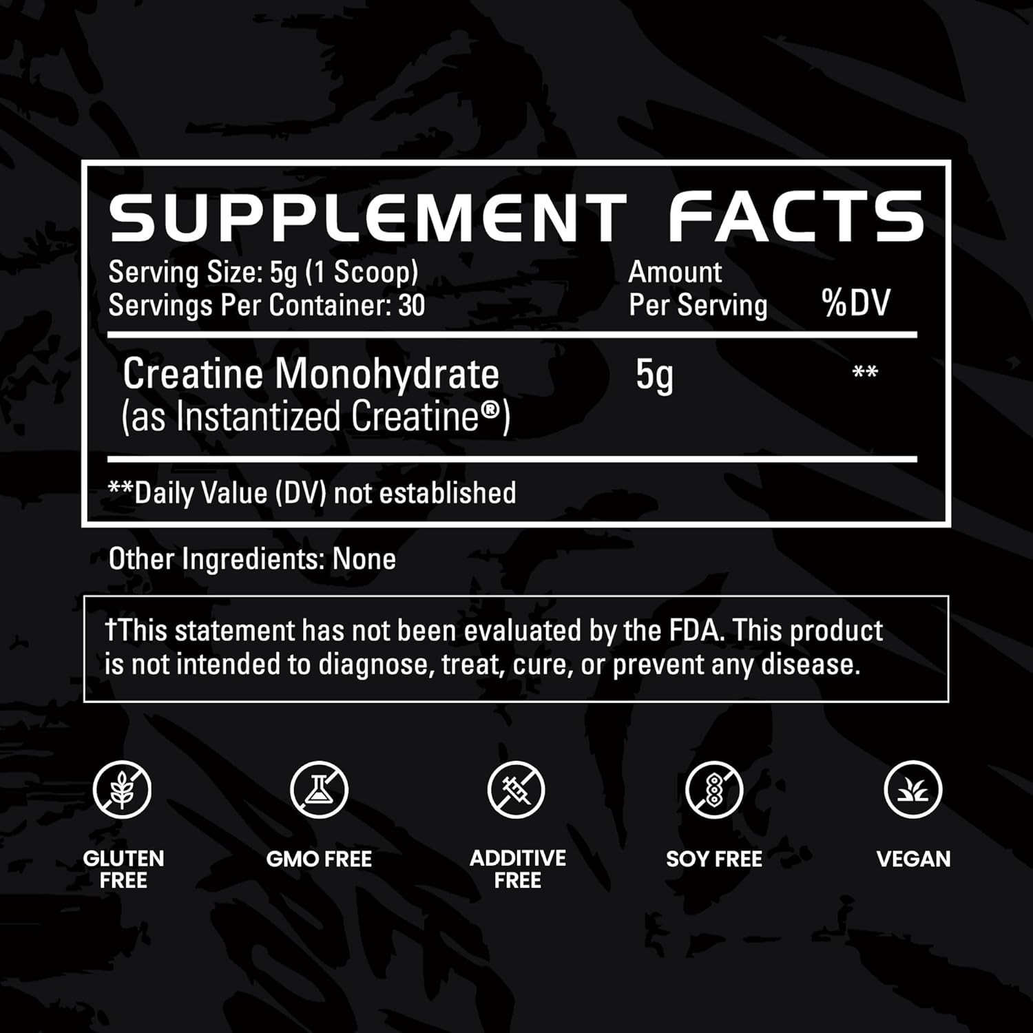 Gains in Bulk Instantized Creatine Powder Monohydrate Unflavored, 30 Servings