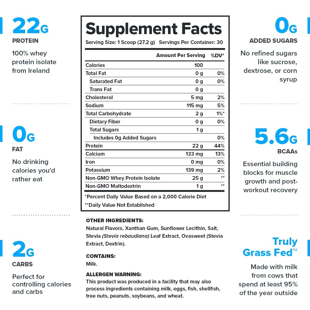LEGION Whey+ Protein Whey Isolate from Grass Fed Cows – Whey Protein Isolate