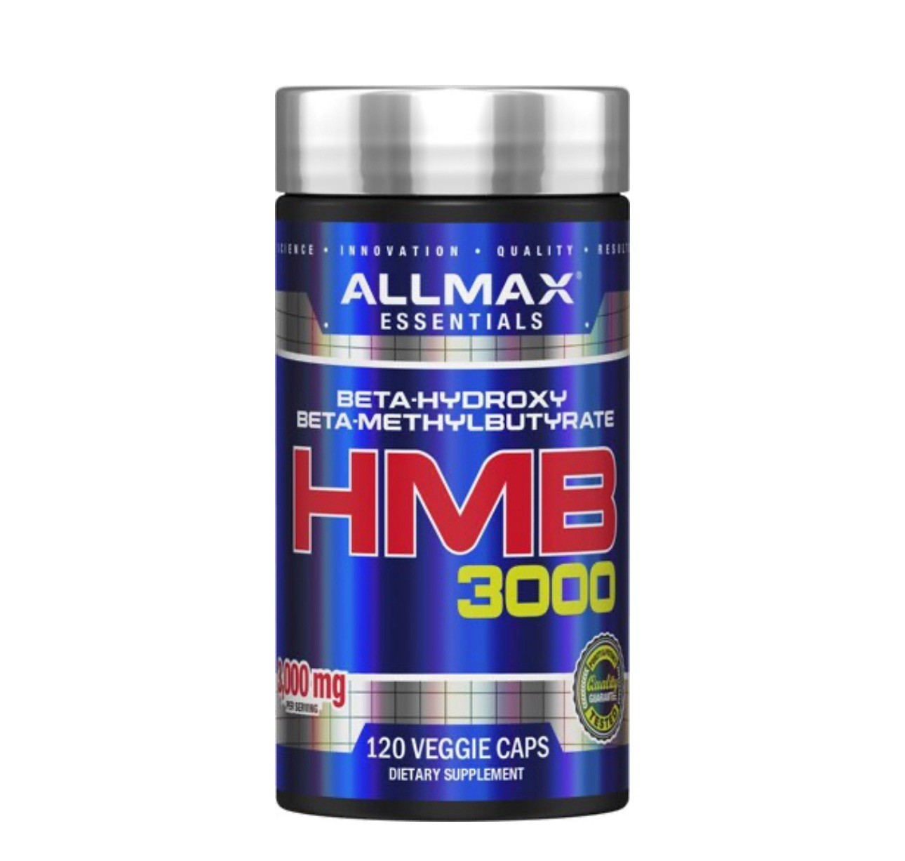 ALLMAX HMB 3000 *FREE SHIPPING!* 120 Veggie Capsules – Supports Muscle Strength