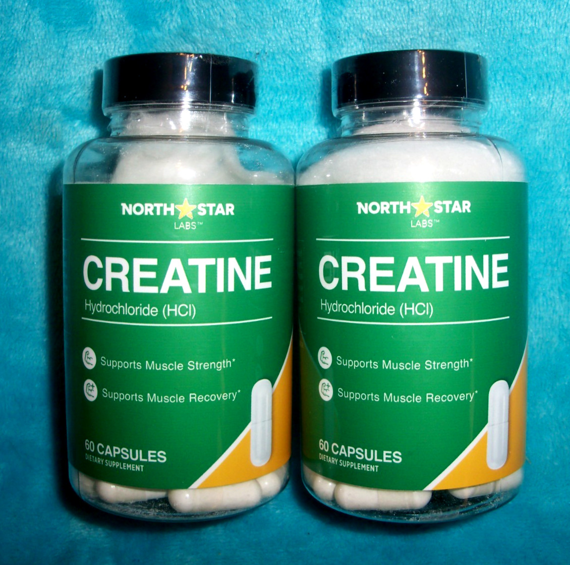 2 NORTH STAR Creatine HCL Hydrochloride Capsules, 750 Mg-HI ABSORPTION-120 Caps