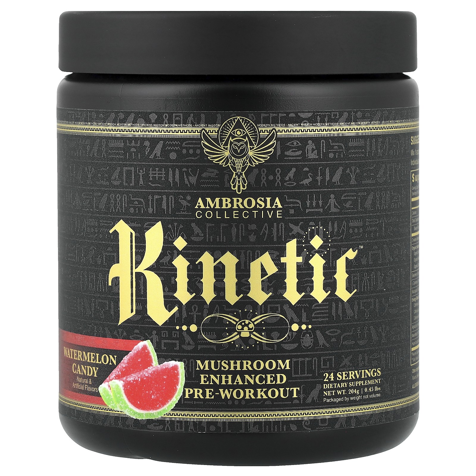 Kinetic™, Mushroom Enhanced Pre-Workout, Watermelon Candy, 0.45 lbs (204 g)