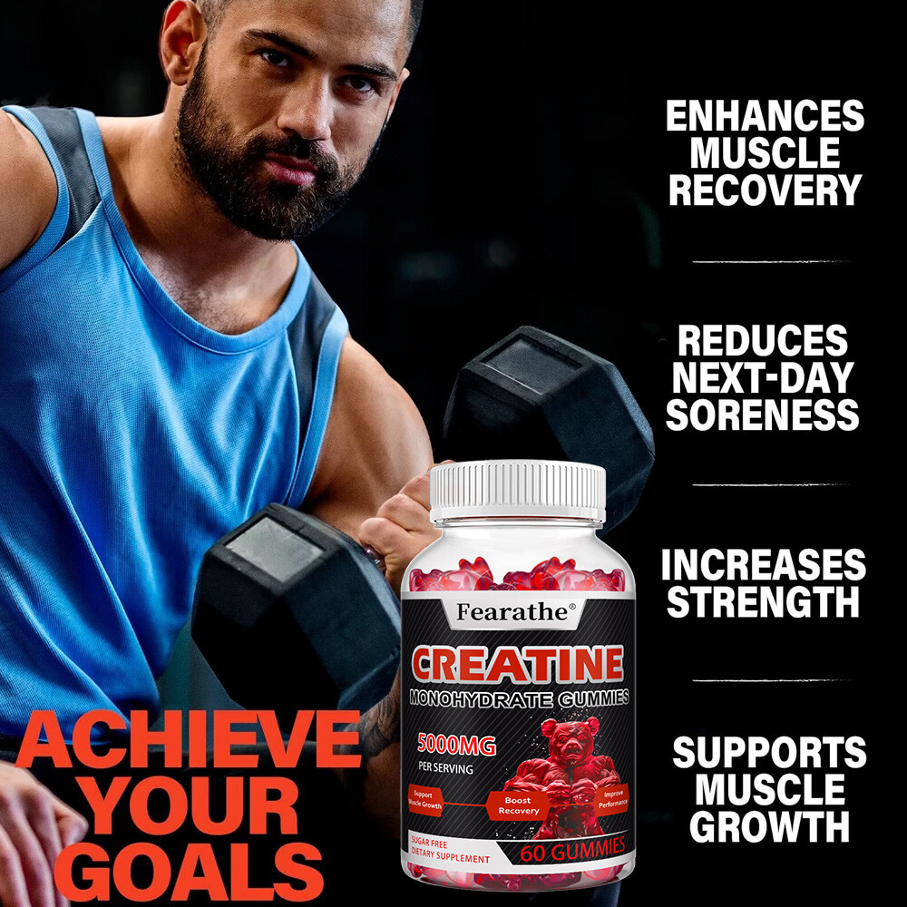 Creatine Monohydrate 5000 mg Promotes muscle growth and recovery