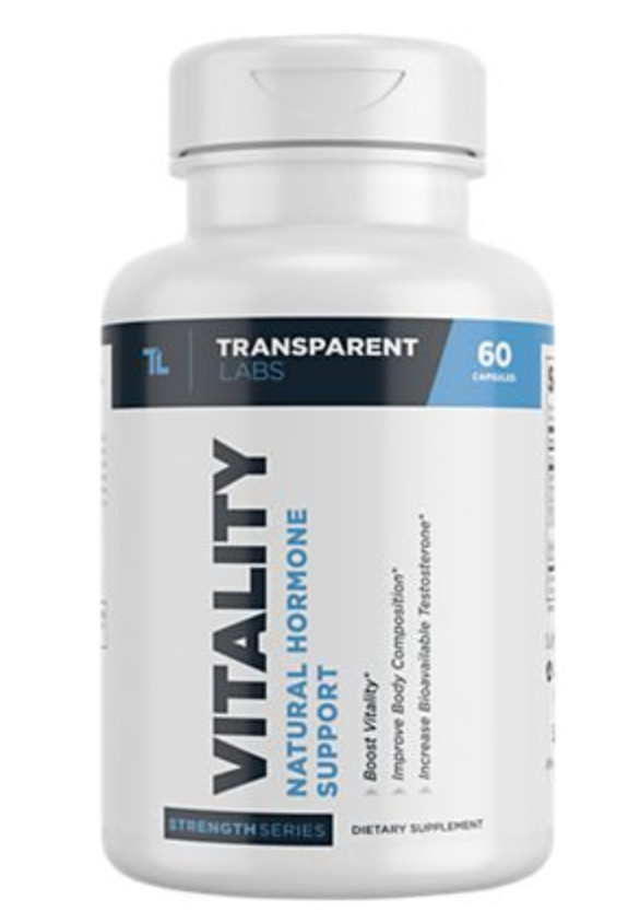 Transparent Labs Vitality Natural Hormone Support 60 capsules FRESH