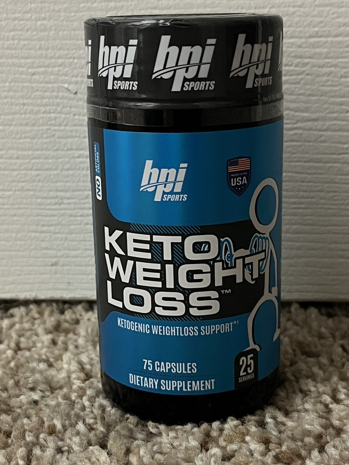 BPI Health Keto Weight Loss Ketogenic Diet Supplement 75 Capsules