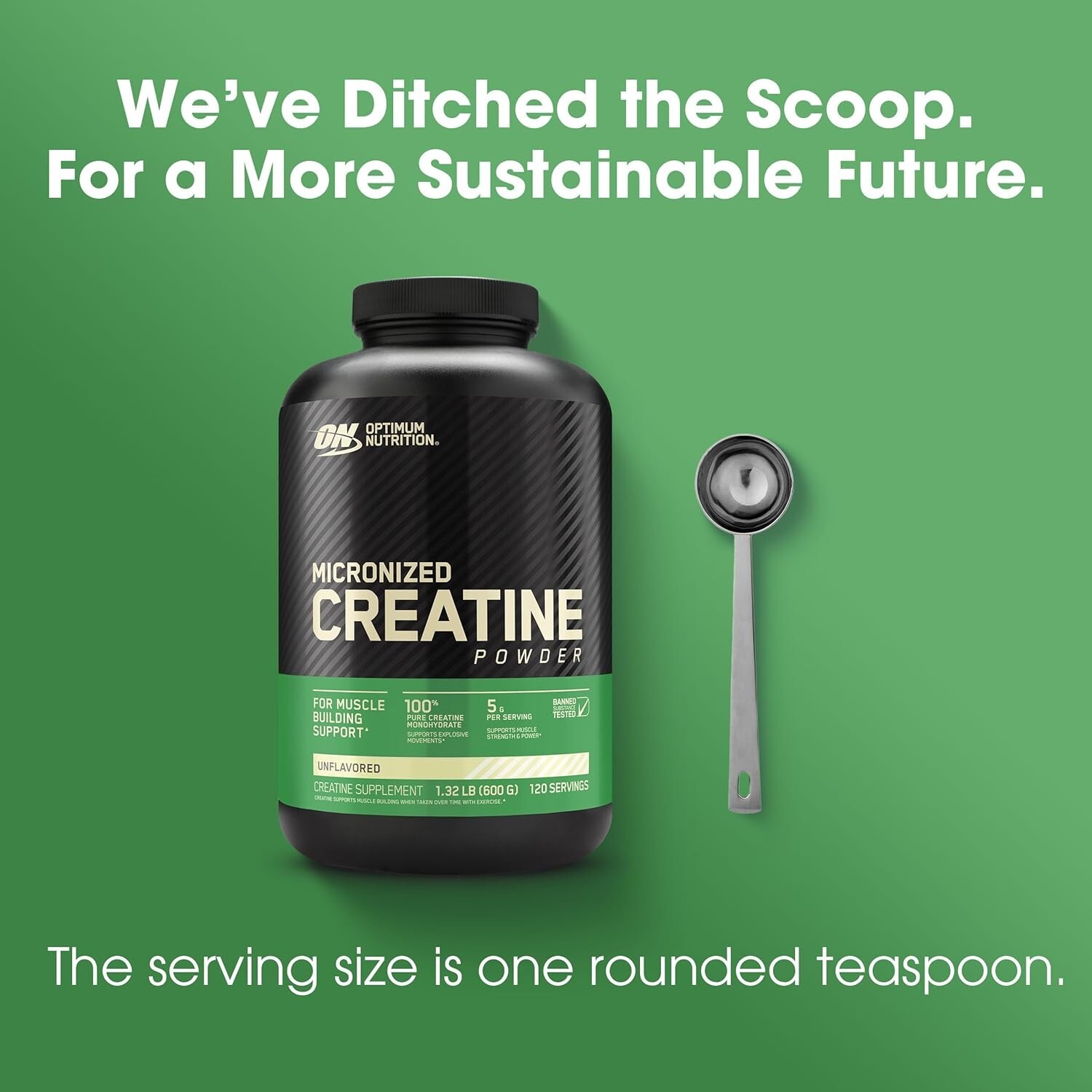 Unflavored Micronized Creatine Monohydrate – 600g for Muscle Growth & Recovery