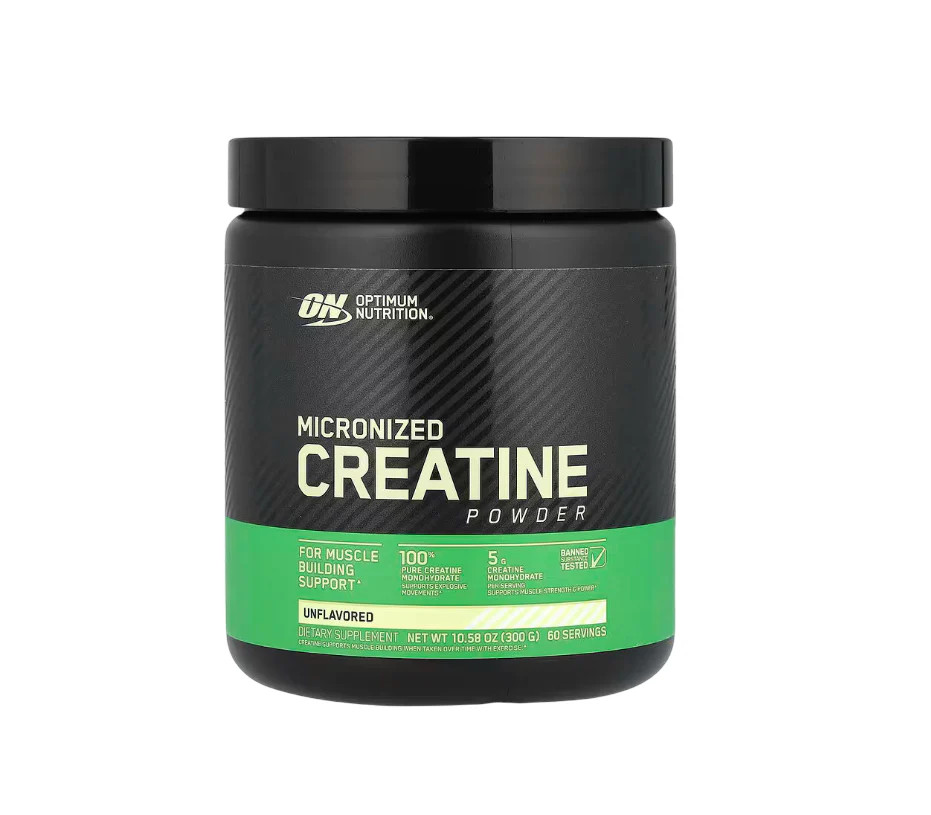 Optimum Nutrition Micronized Creatine Monohydrate Powder, Unflavored, 60 Serving