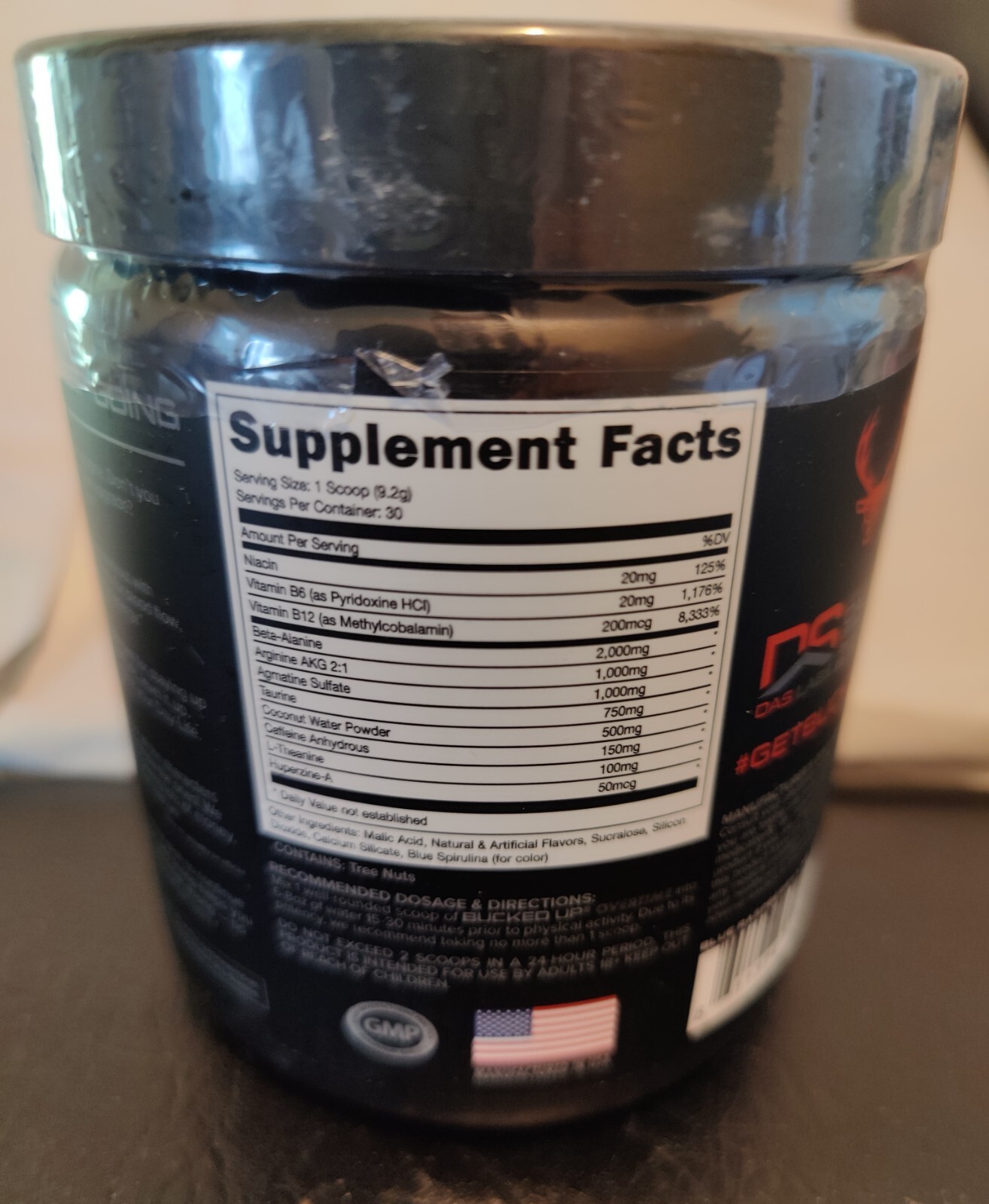 Bucked Up OverTime Rocket Pop Pre-Workout Powder – 30 Servings. Exclusive.