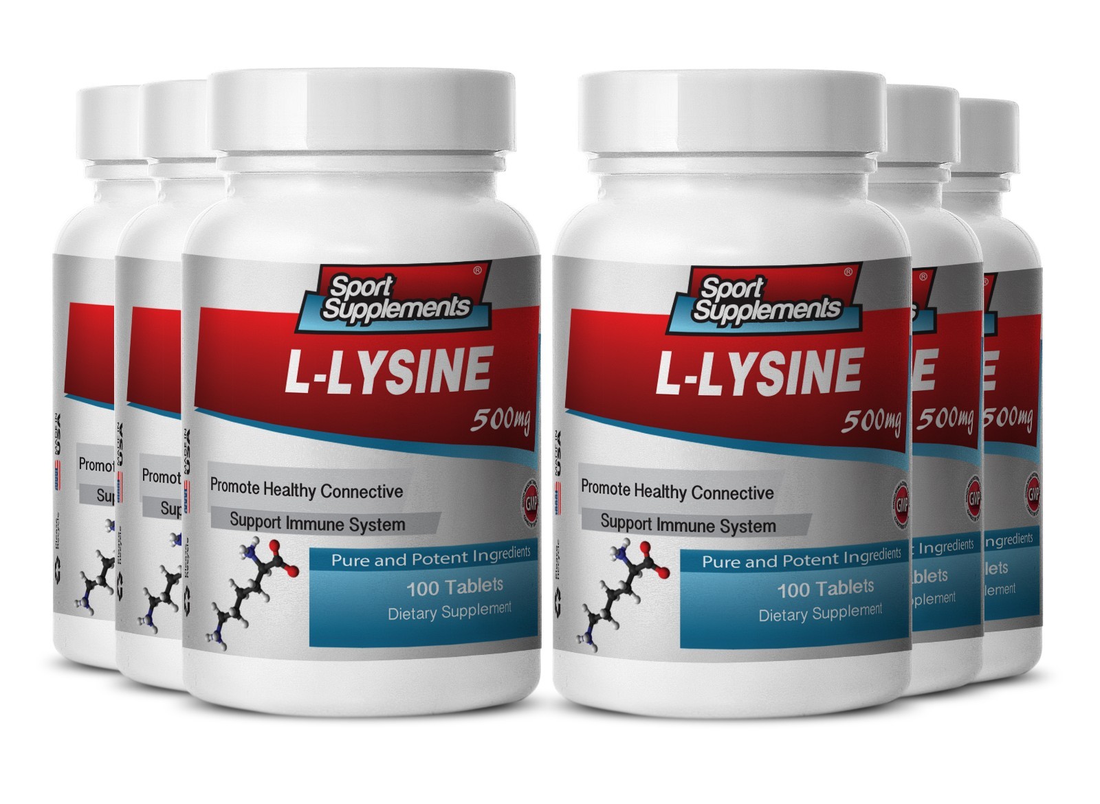 L-Lysine Power – L-Lysine 500mg – Pre Workout Tablets 6B