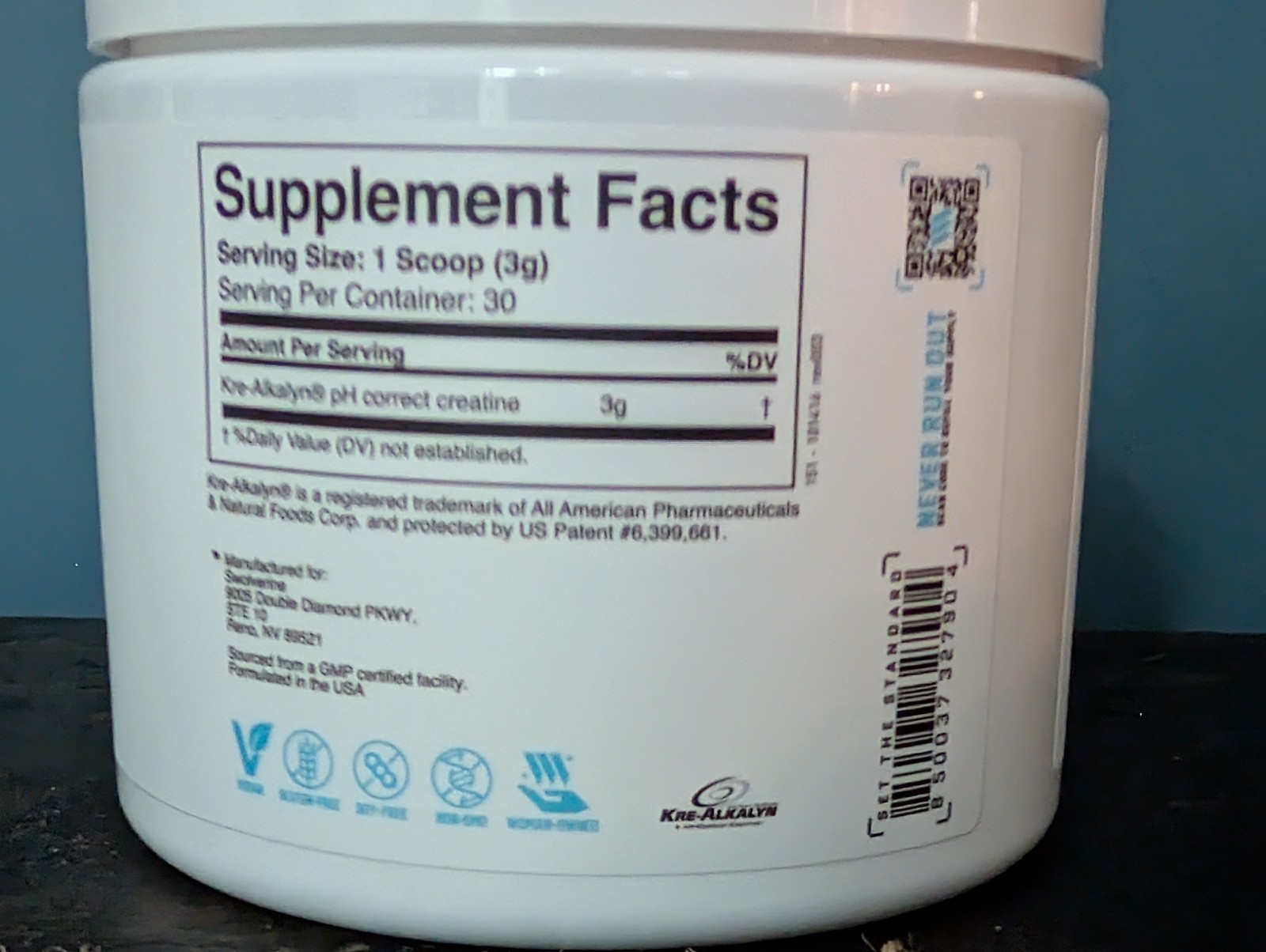 New Swolverine Kre-Alkalyn Creatine Powder pH-Buffered 3.17oz Unflavored