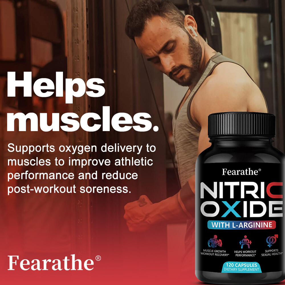 Extra Strength Nitric Oxide Supplement L Arginine 3X Strength Highest Potency
