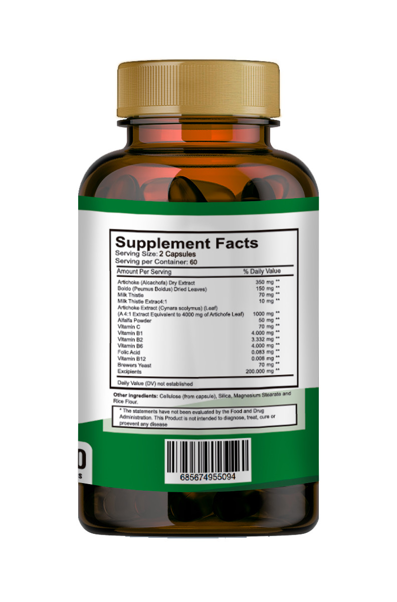 Artichoke Antioxidante Weight Loss Control Slim Cellulas Madre Support Pills