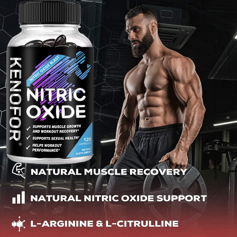 Nitric Oxide & Ultra Testosterone 240 Capsules, Testosterone Booster, ED Support