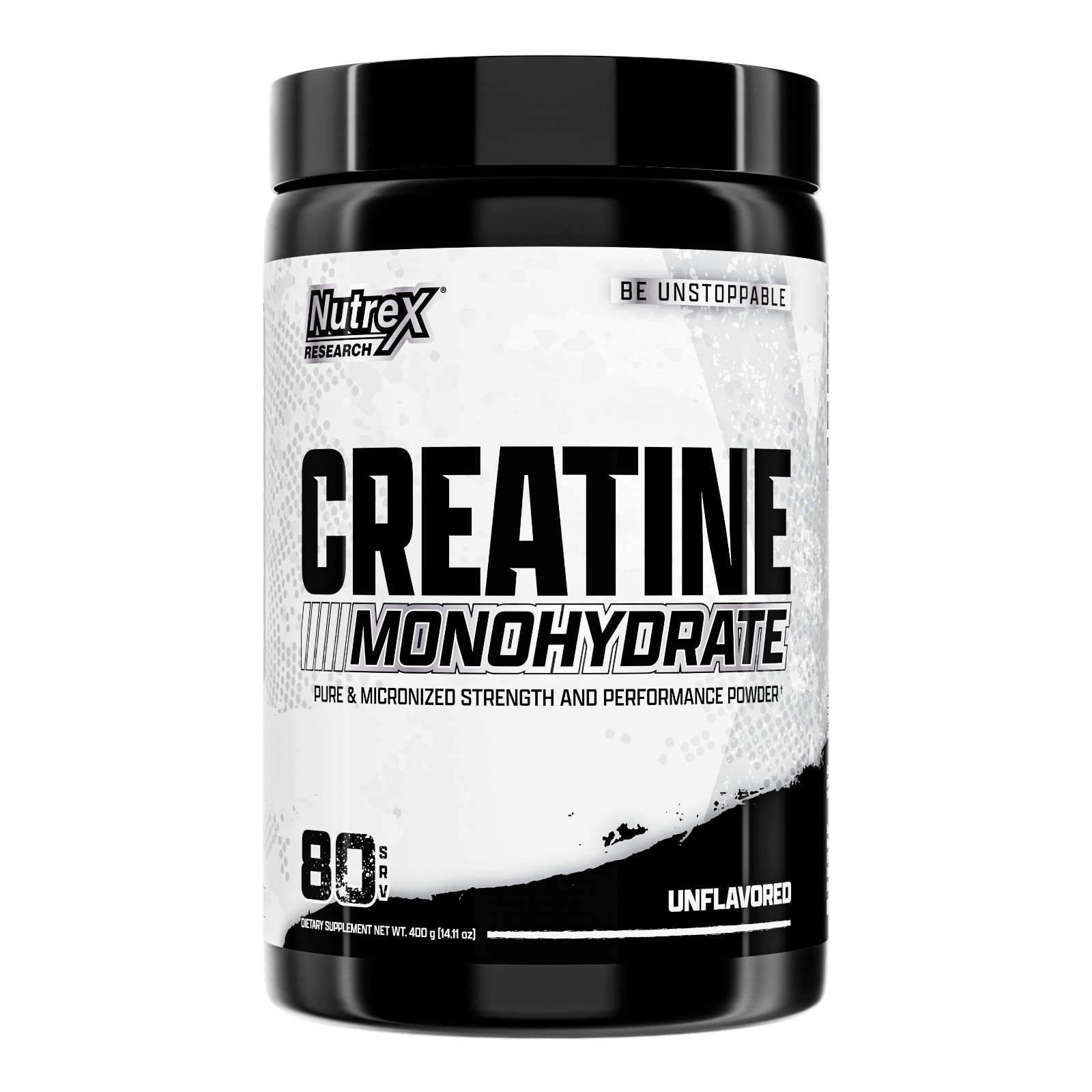 Nutrex CREATINE Monohydrate Powder Micronized Unflavored 80 Servings 400 Grams