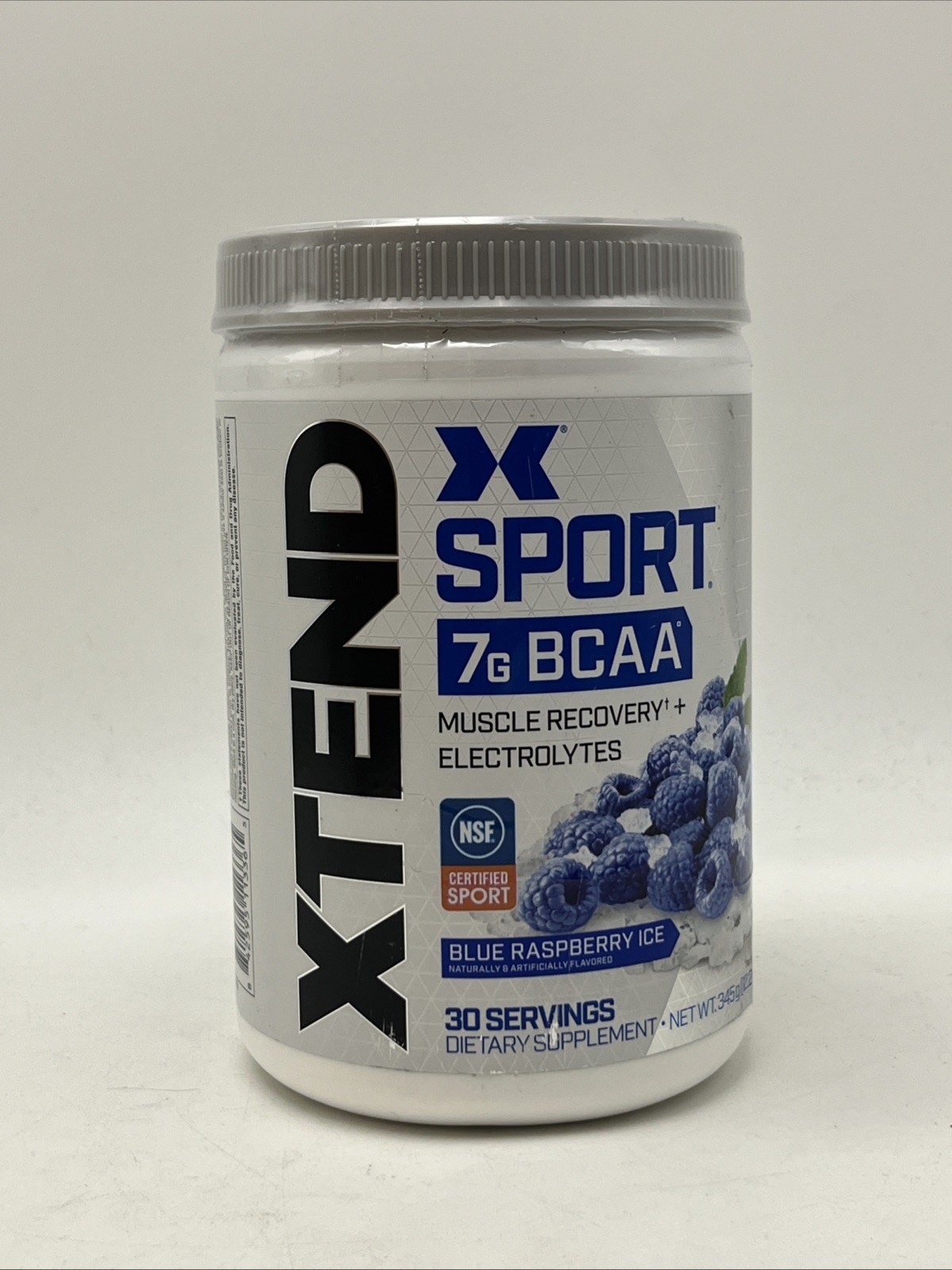 XTEND, Sport, 7G BCAA, Blue Raspberry Ice, 12.2 Oz (345 G)