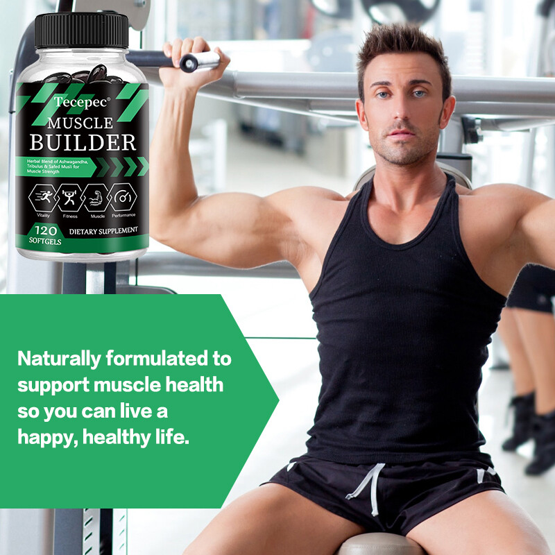 Muscle Builder, Herbal Blend of Ashwagandha, Tribulus For Muscle Strength