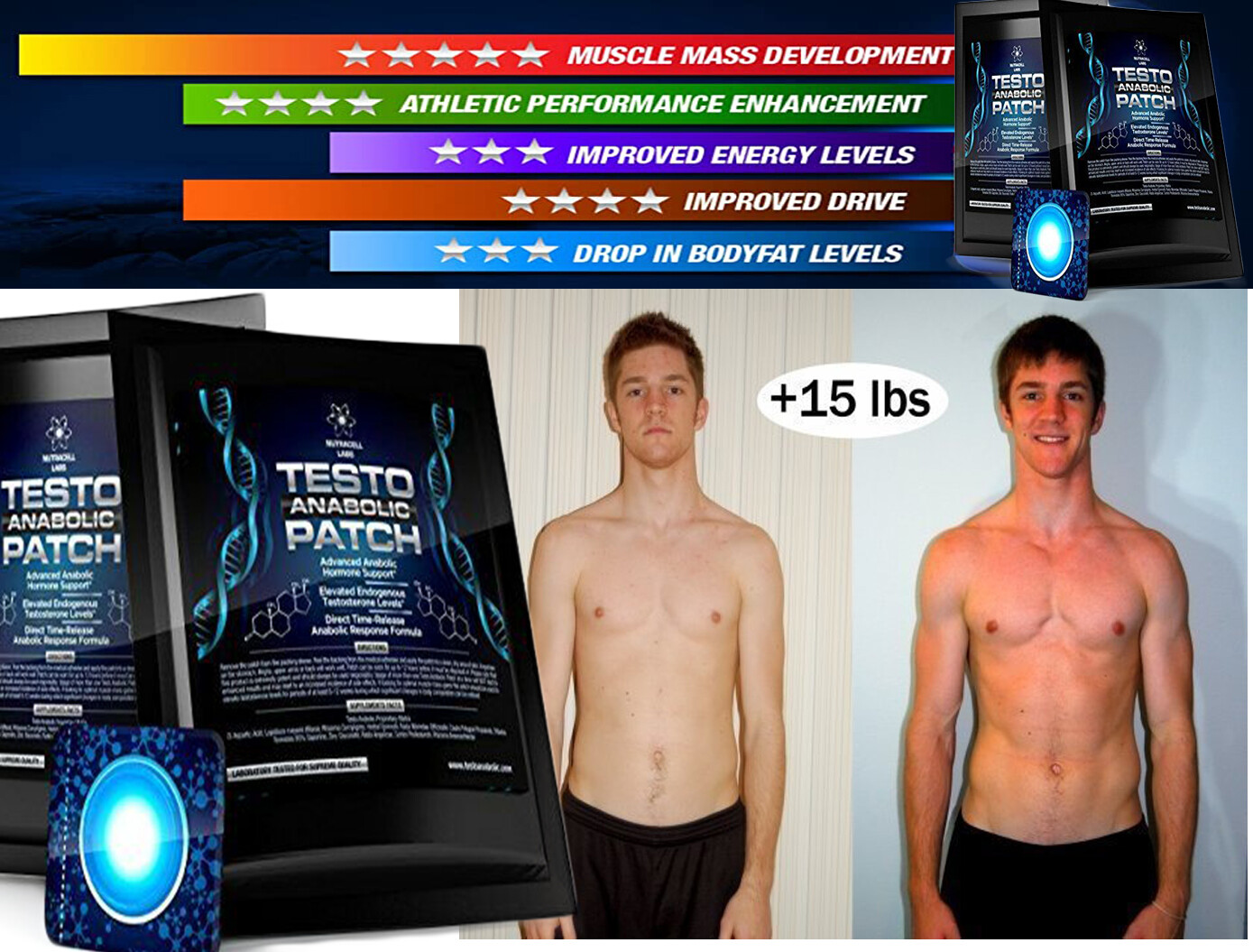 Pharm Grade Muscle Builder Testosterone Booster Combination Unique reg $65