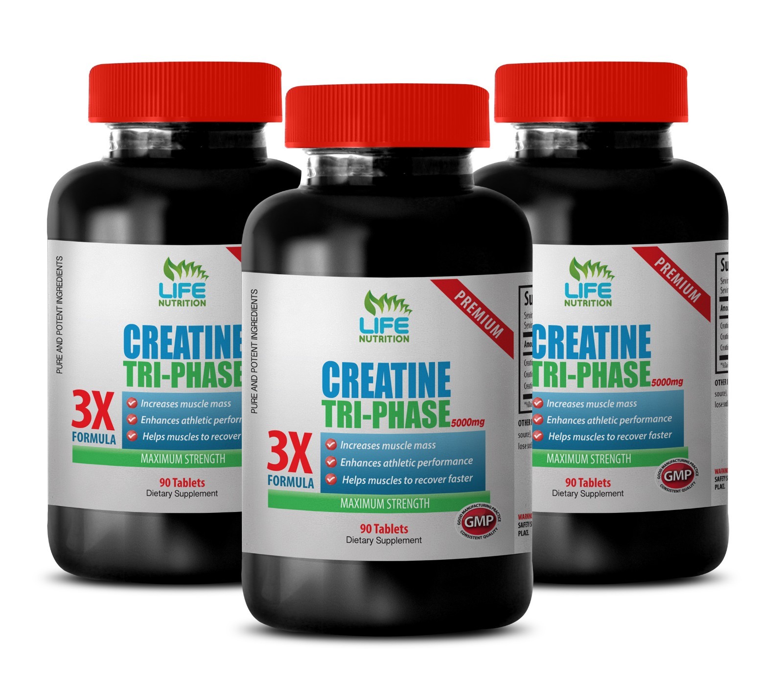 augment muscle mass – CREATINE TRI-PHASE 5000mg 3B – rapid energy for workouts