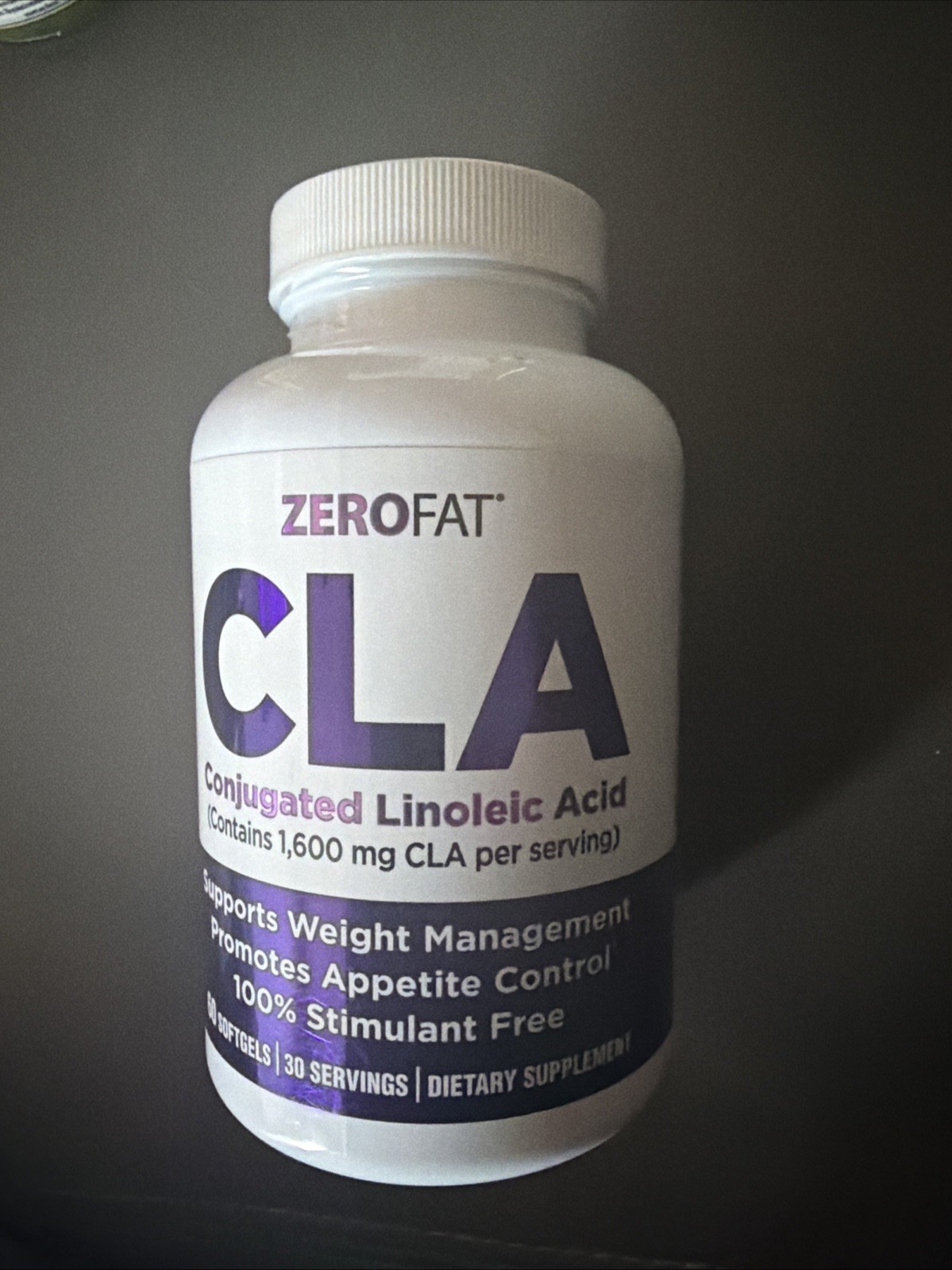 CLA- Conjugated Linoleic Acid 60 Soft gels by Zero Fat