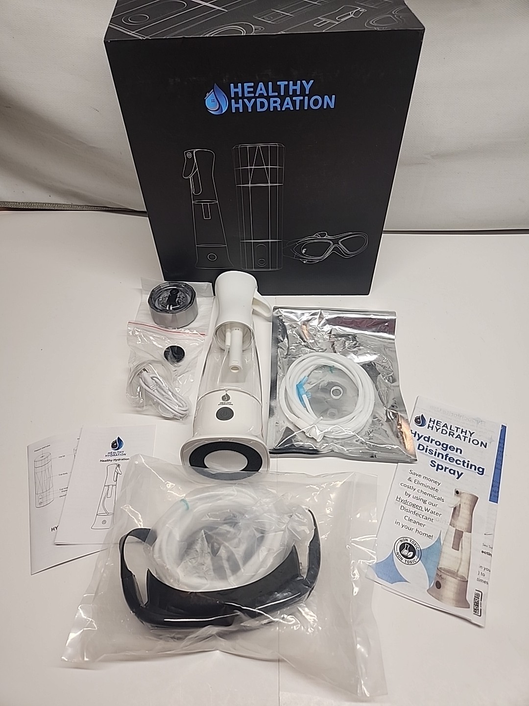 Parts for Healthy Hydration Hydra Shot Kit Missing Body And base. Hoses Sealed