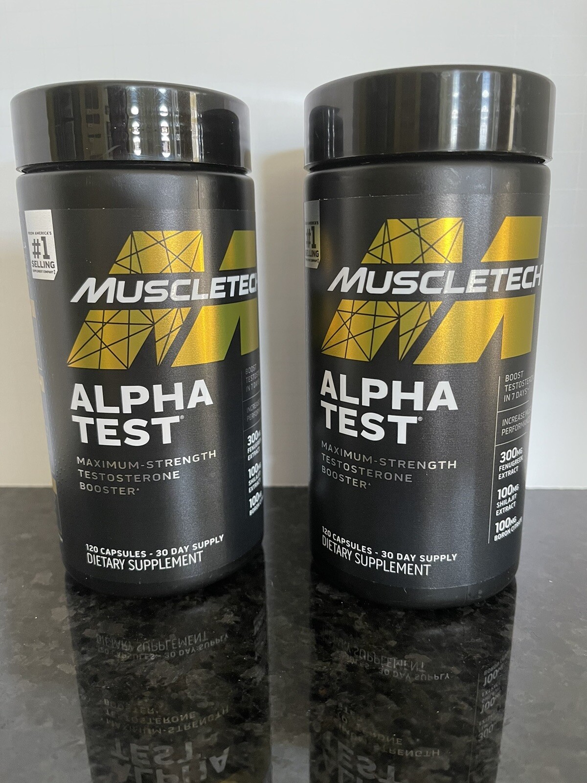 2 Muscletech Pro Series Alpha Test Testosterone Booster 100mg 240 Caps Exp 09/28