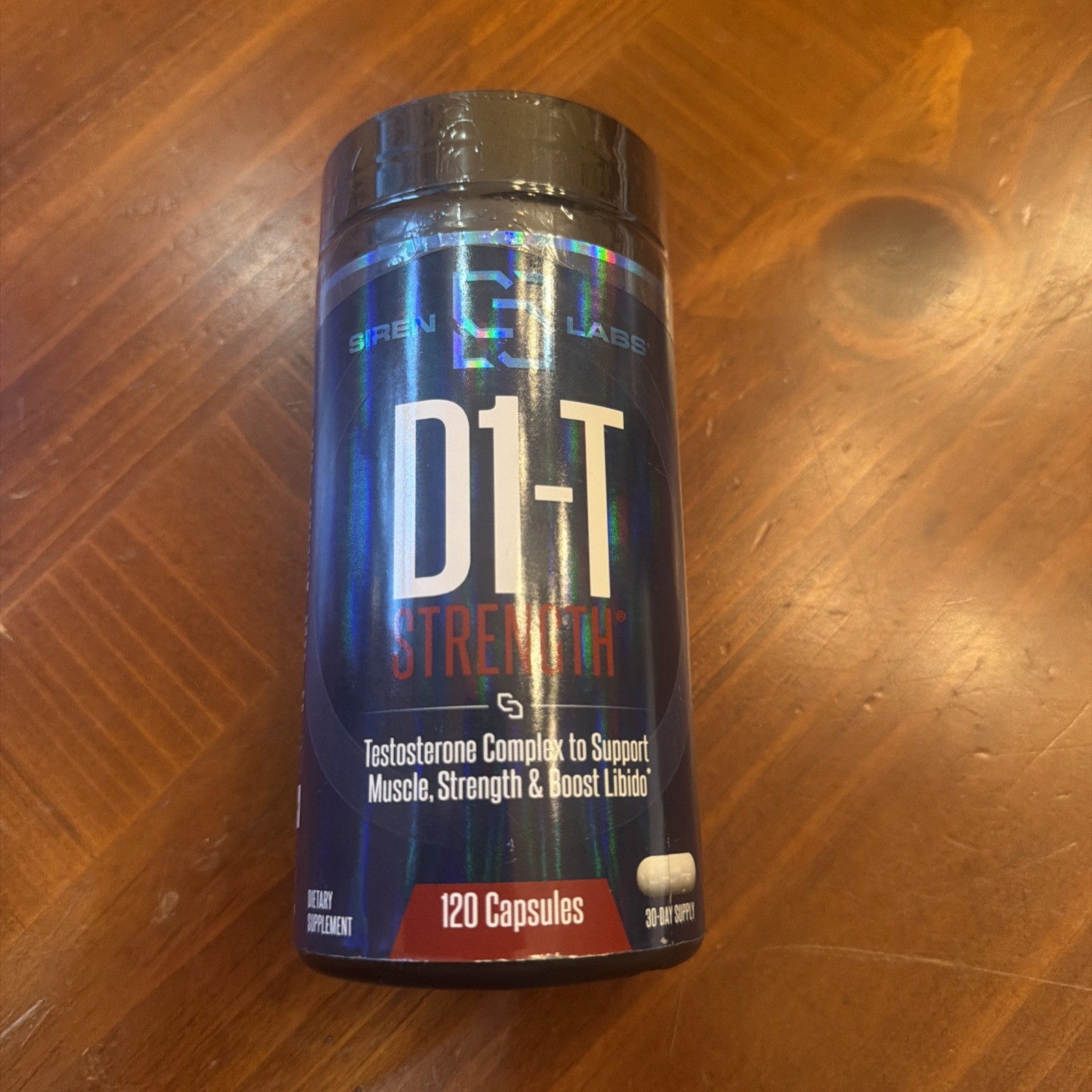 Siren Labs D1-T Strength Test Booster 120 Capsules – NEW- EXP: 04/2027