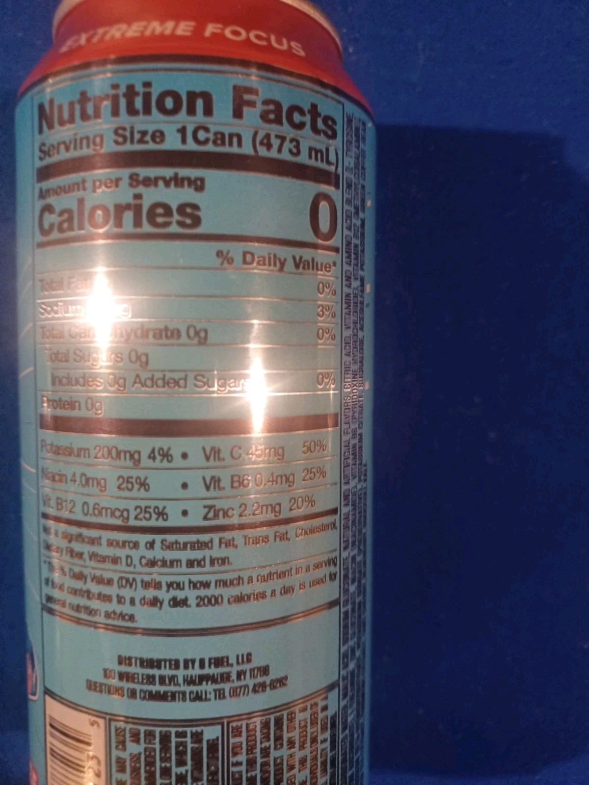 G-Fuel Mega Man Energy Drink Full 16 Fl Oz Blue Bomber Slushee Flavor- NEW