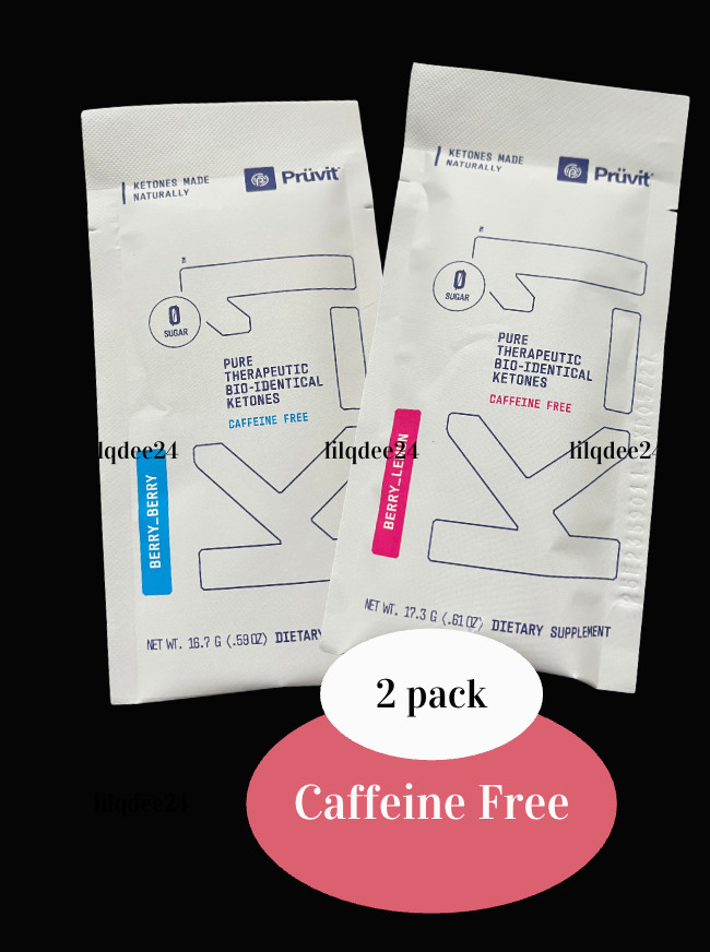 Pruvit K1 Ketone Tri-Blend Berry Berry and Berry Lemon 2 pk Caffeine Free
