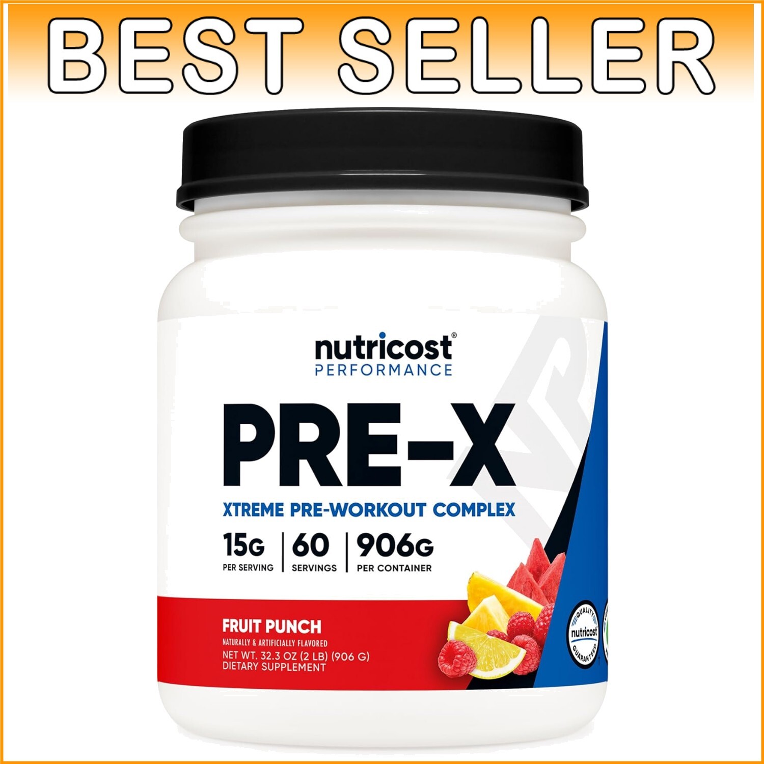 High-Quality Pre-Workout Powder – 60 Servings, Gluten-Free & 3rd Party Tested