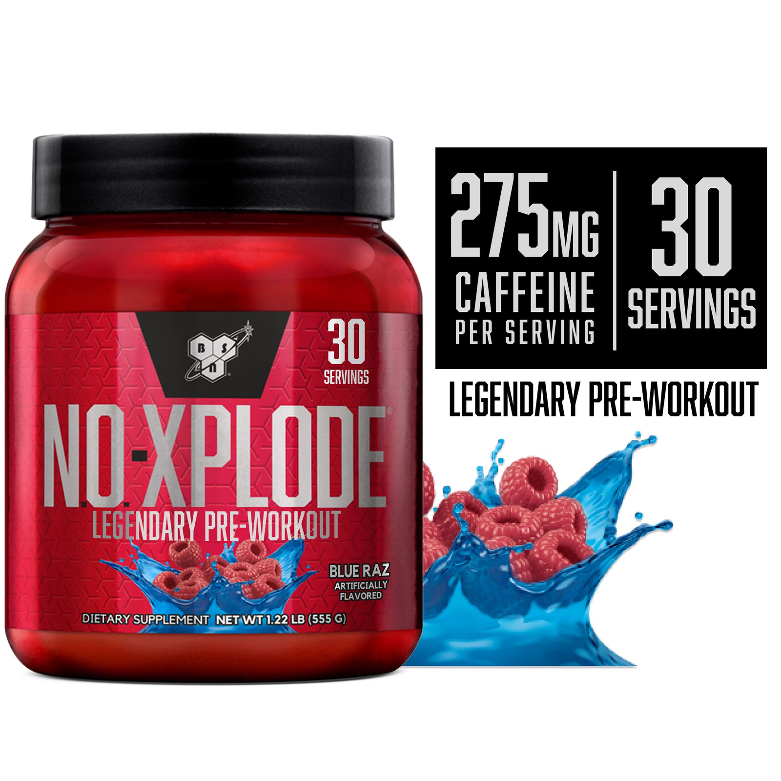 N.O.-Xplode – Blue Raz – 30 Servings
