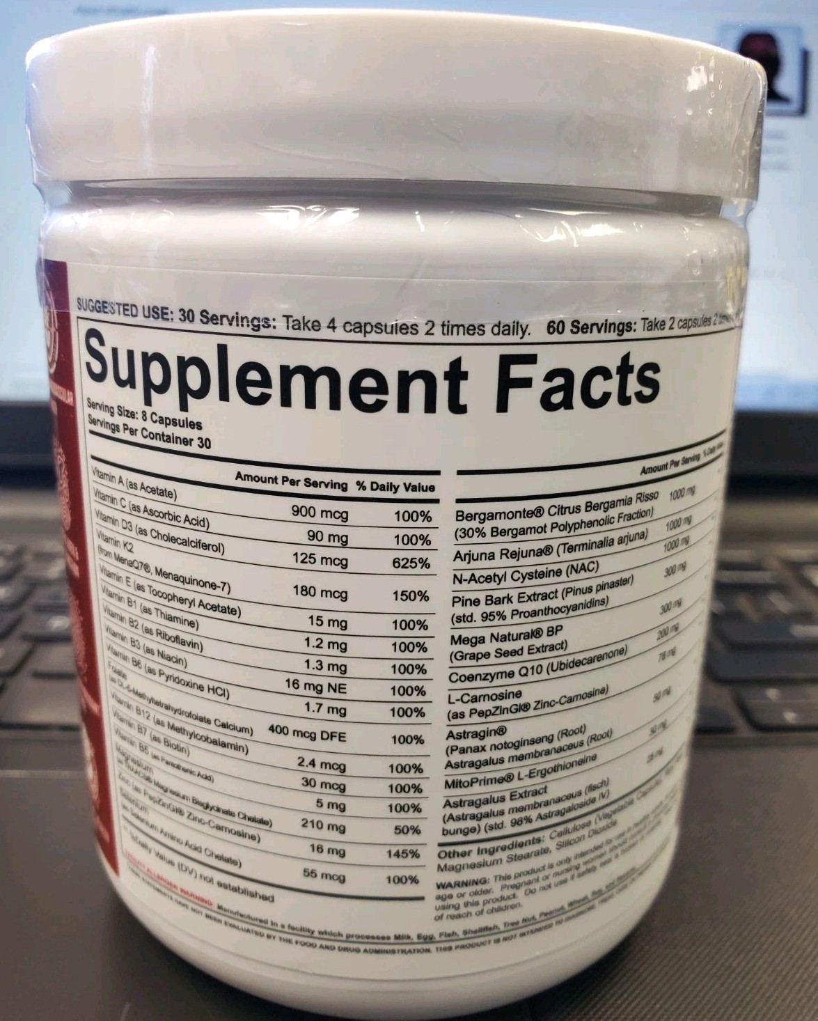 Like A Pro Complete Health V3 Full Spectrum Multivitamin 240 Capsules