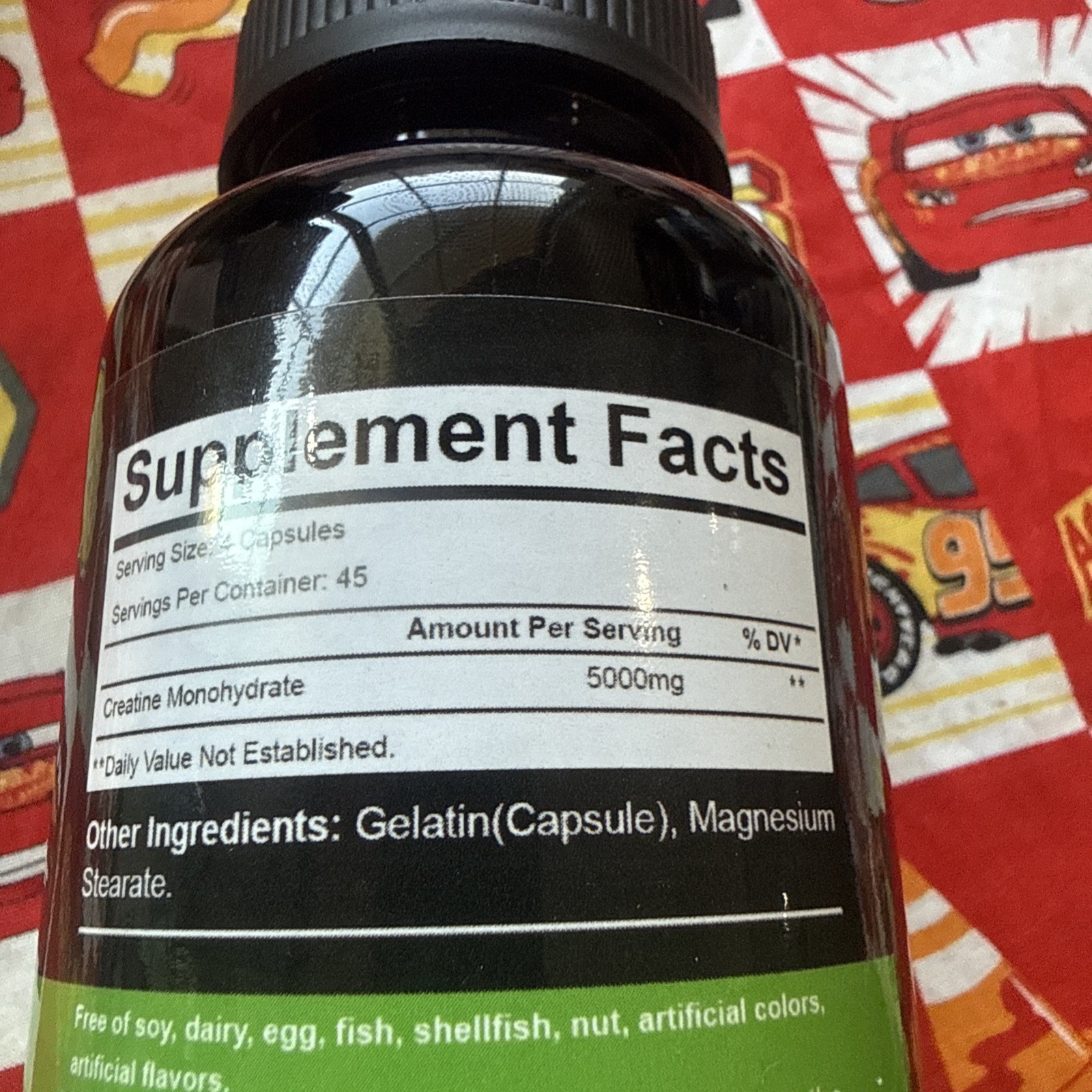 2X Fleamart monohydrate creatine capsules 5000mg 180 Capsules EA Exp 12/22/26
