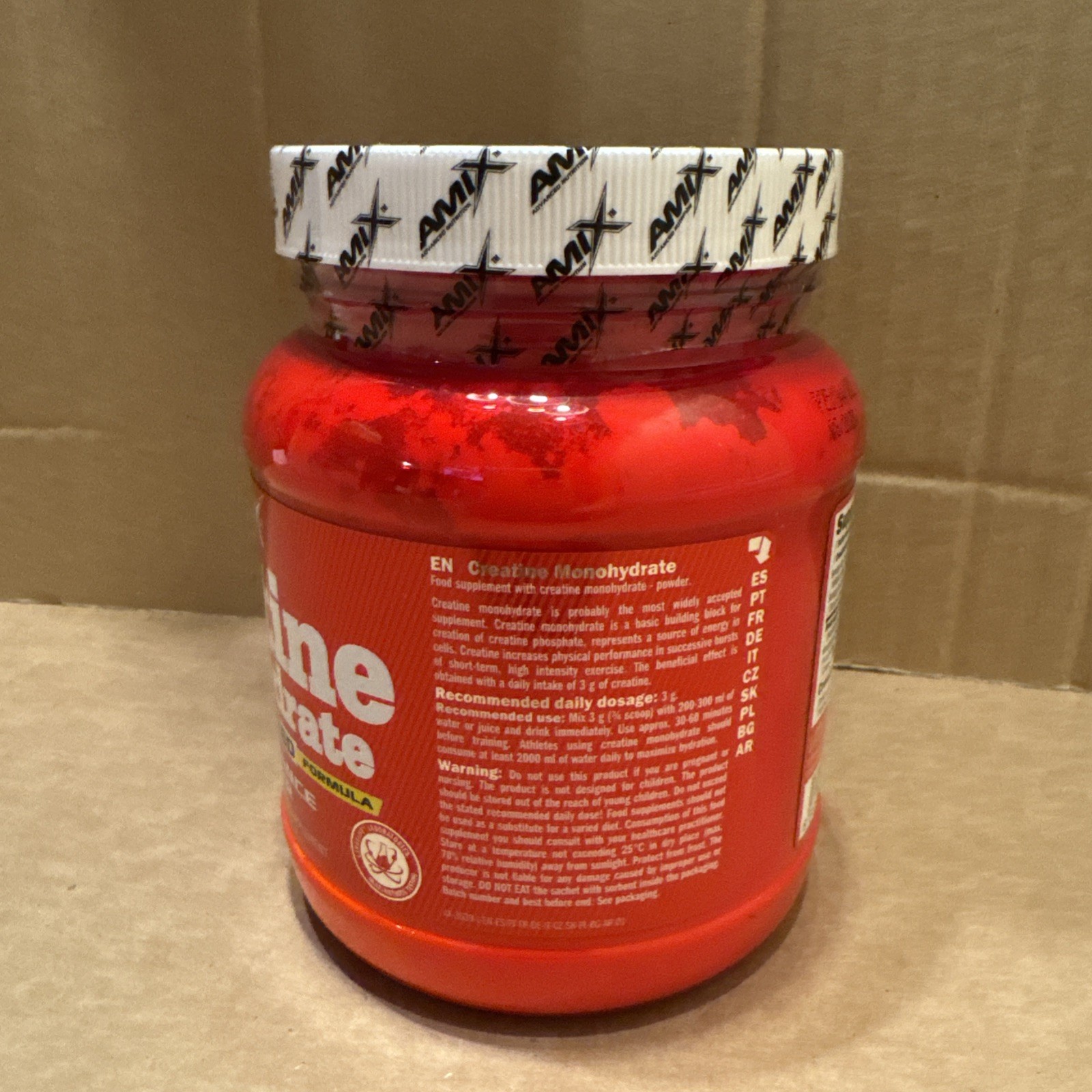 AMIX CREATINE MONOHYDRATE 300g micronized 100 servings EXP 8/2028