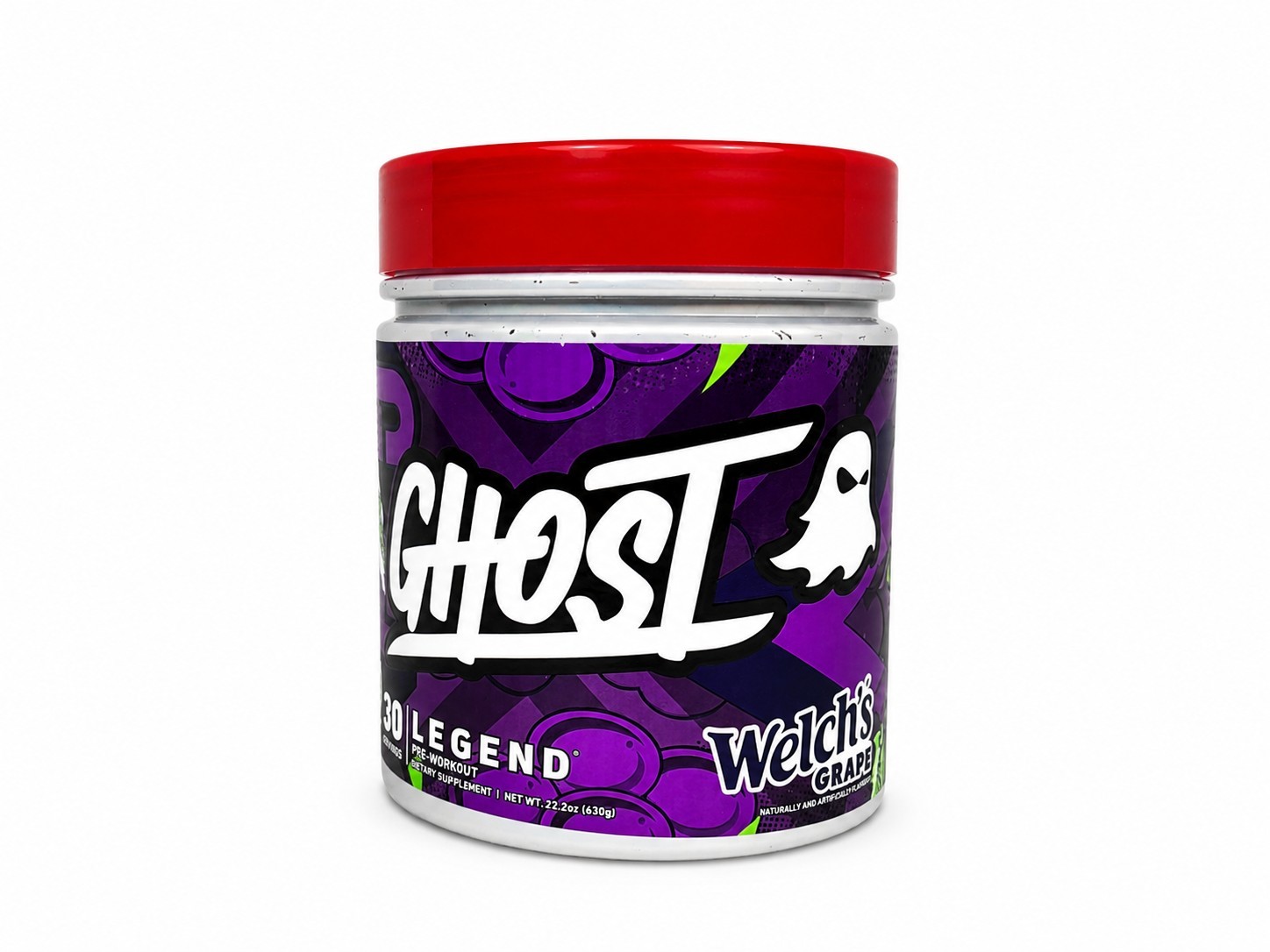 GHOST Legend Pre-Workout Powder Welchs Grape 30 Servings 22.2 oz