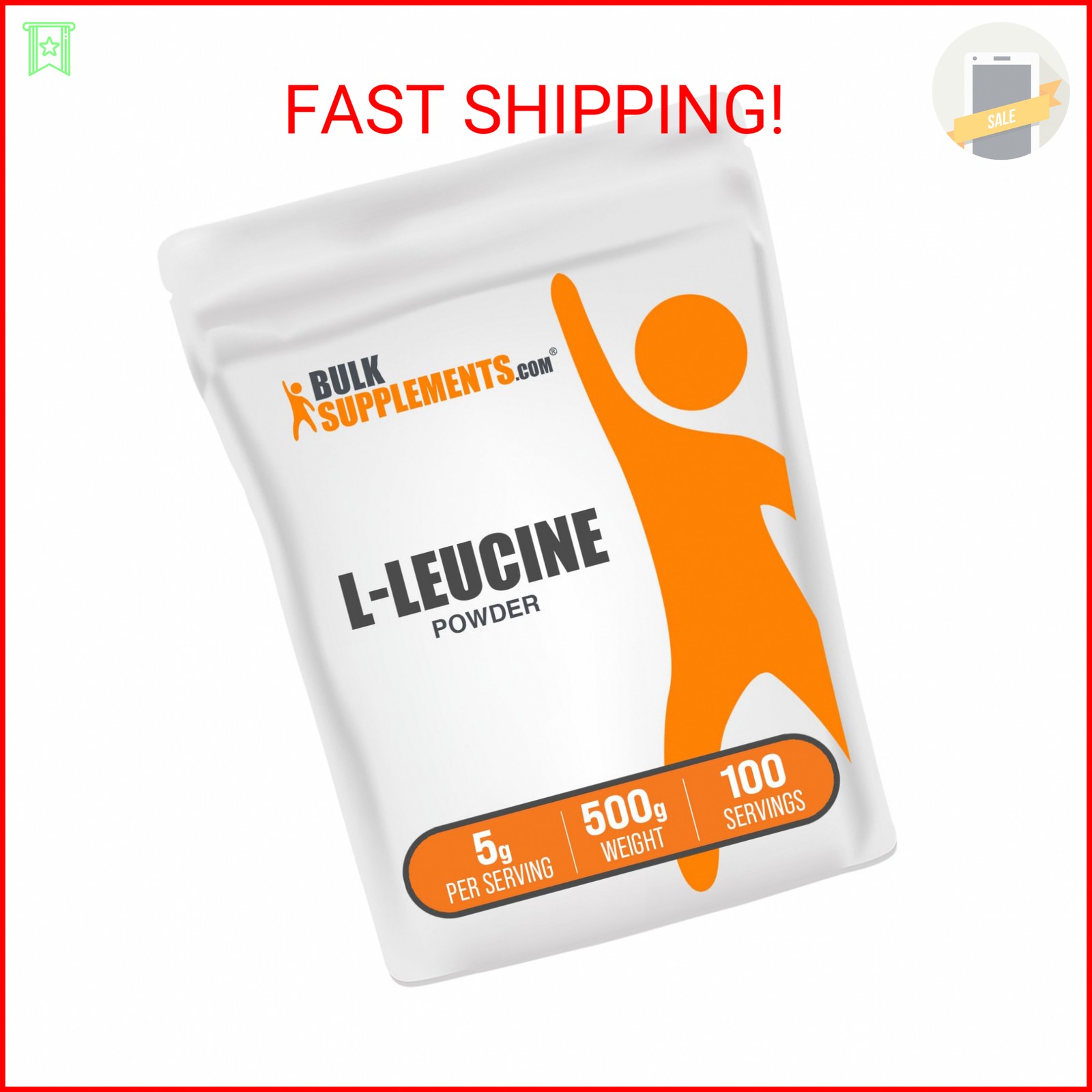 BulkSupplements.com L-Leucine Powder – Leucine Supplements, BCAA Supplements – A