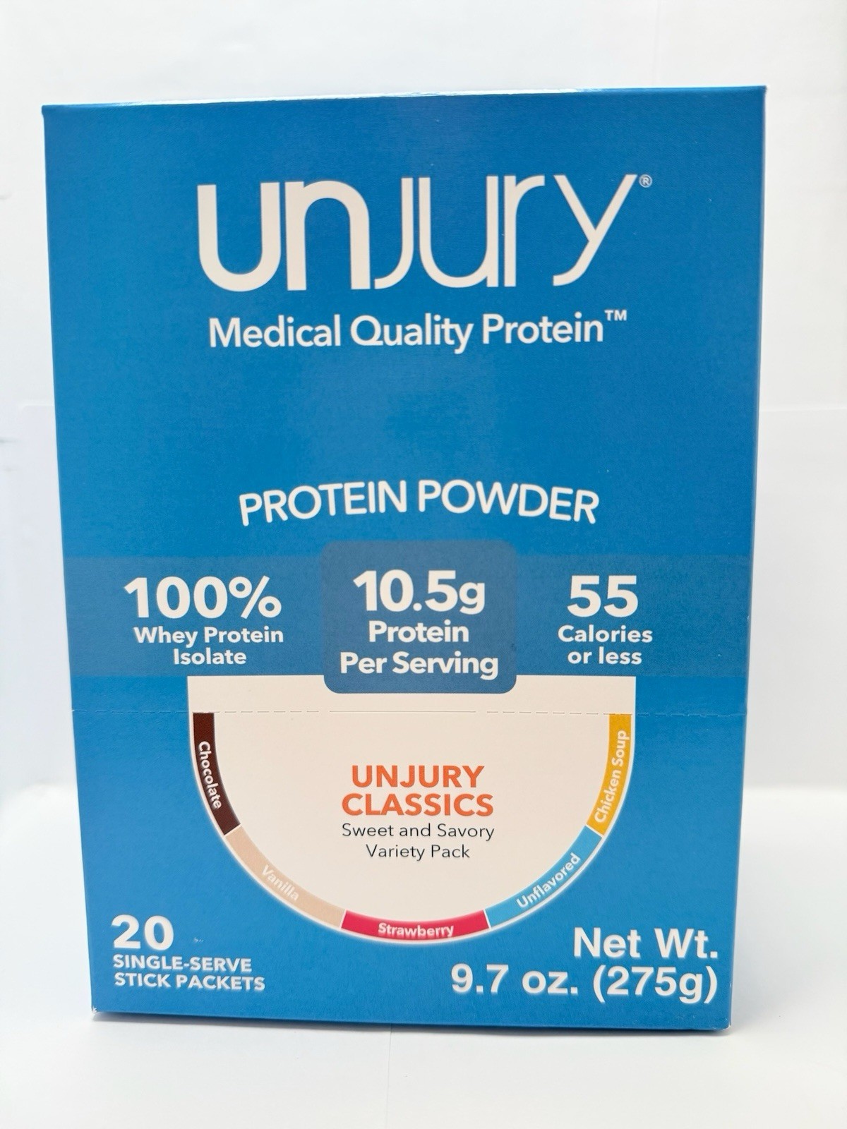 Unjury Protein Powder Whey Isolate Protein Powder Single Serve/ To-Go Packets
