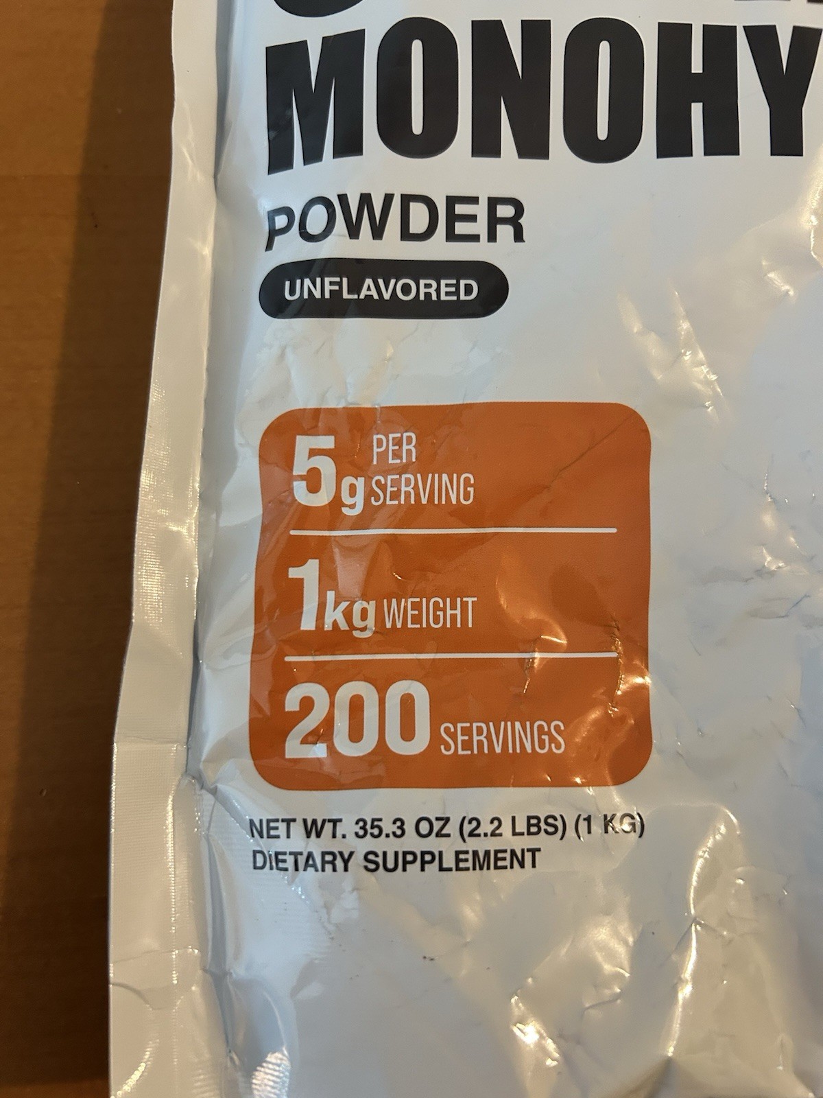 *NEW* Bulk Supplements – 200 Serving Creatine Monohydrate (BB: 4/2028)