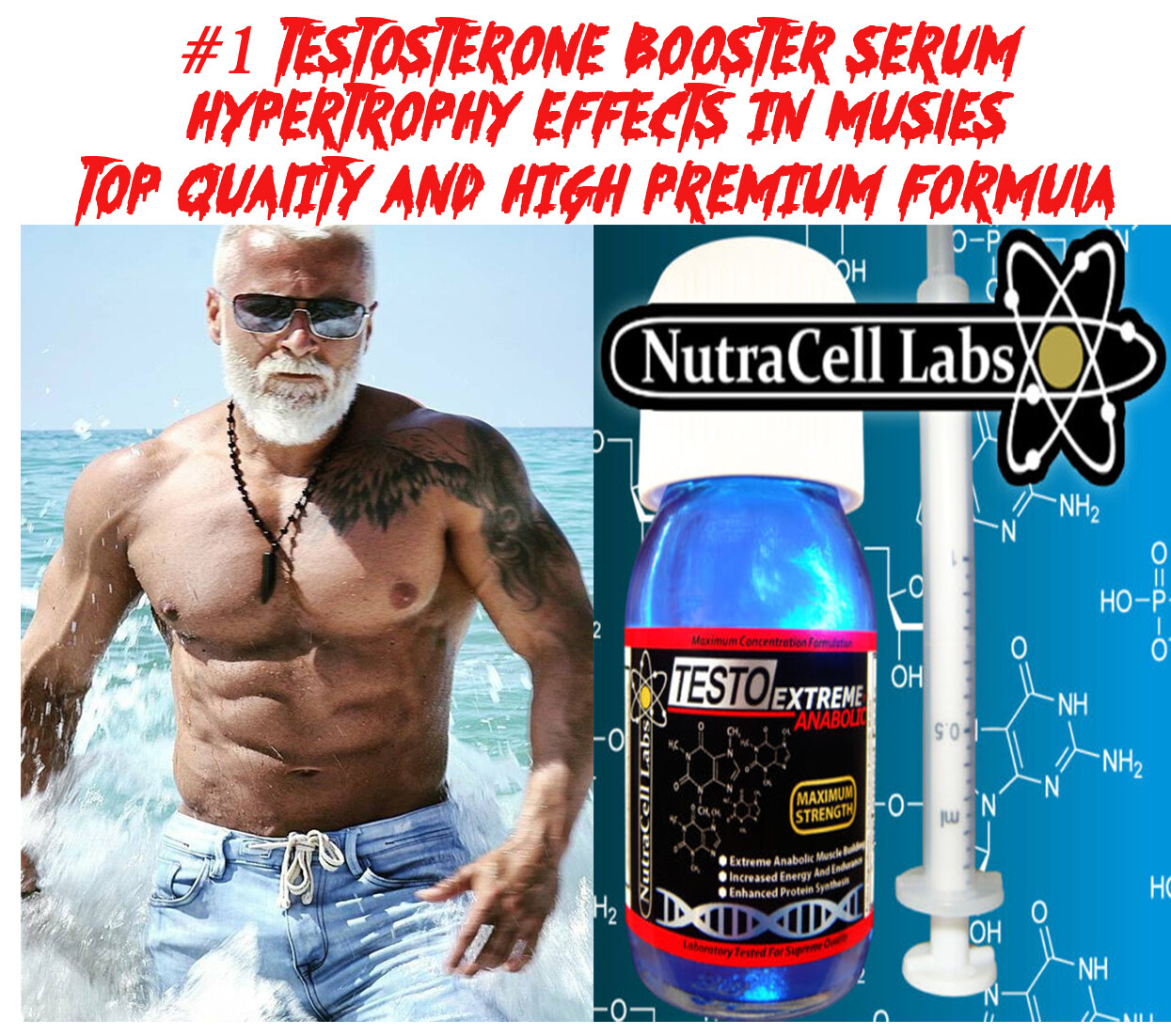 TEST++ FREAK Natural Testosterone Booster BUILD MUSCLE reg $59 pills better